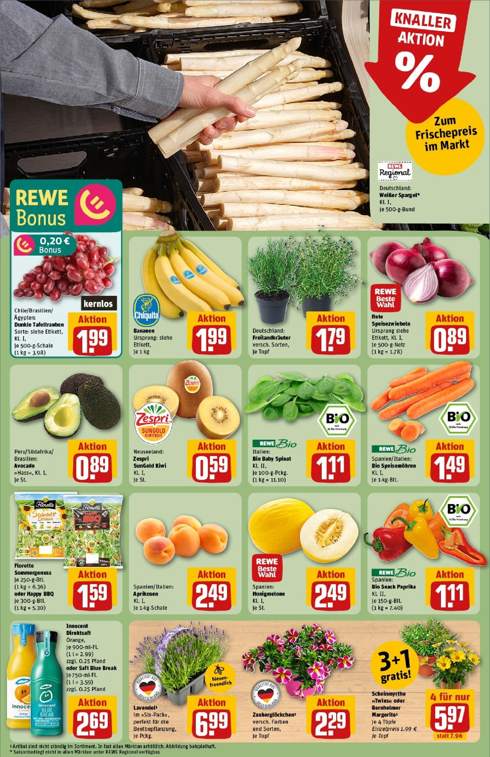 Rewe prospekt Duisburg / Bergheim	 (ab 01.06.2025) zum Blättern » Angebote | Seite: 6 | Produkte: Nackensteaks, Grill, Spare ribs, Paprika