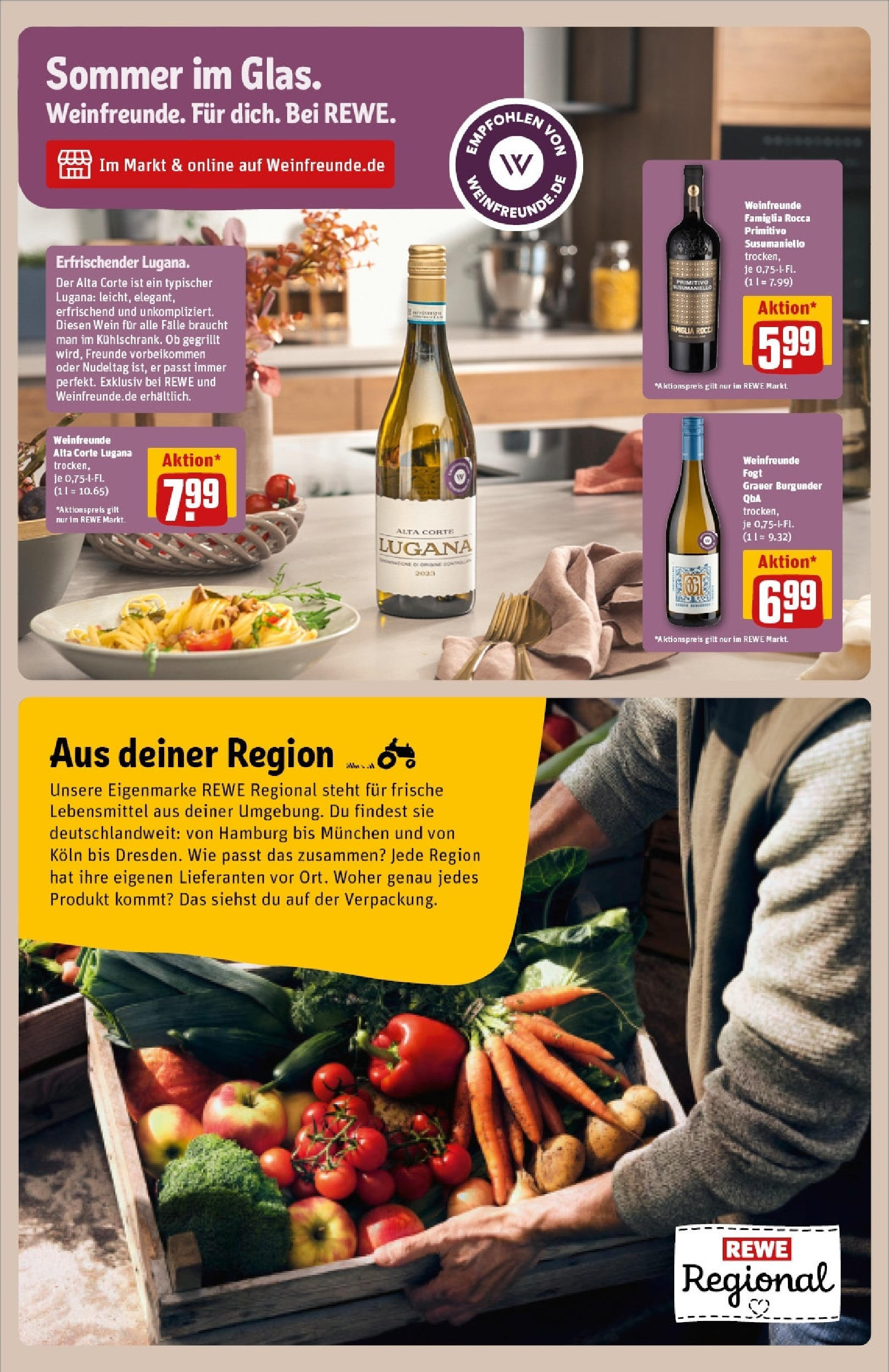 Rewe prospekt Duisburg / Bergheim	 (ab 01.06.2025) zum Blättern » Angebote | Seite: 29 | Produkte: Gemüse, Obst