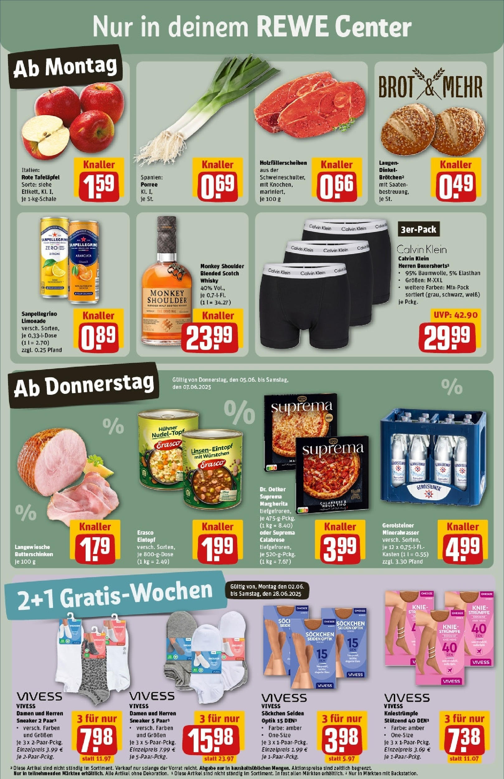 Rewe prospekt Bitburg	 (ab 01.06.2025) zum Blättern » Angebote | Seite: 5 | Produkte: Pane, Kräuterbutter, Spieße, Mango