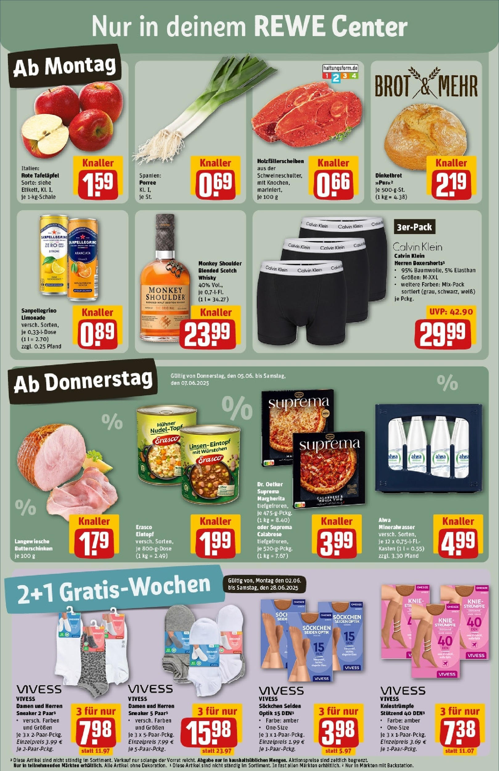 Rewe prospekt Ettlingen	 (ab 01.06.2025) zum Blättern » Angebote | Seite: 5 | Produkte: Grill, Thunfisch, Bratwurst, Spieße