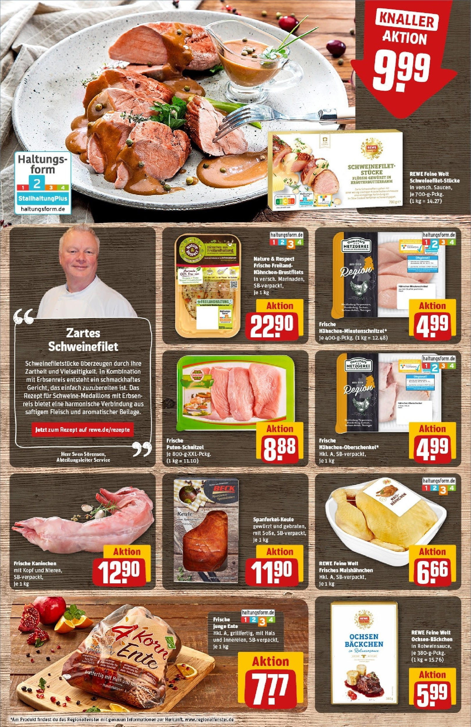Rewe prospekt Weimar / Schöndorf	 (ab 01.06.2025) zum Blättern » Angebote | Seite: 12 | Produkte: Grill, Schweinenacken, Steak