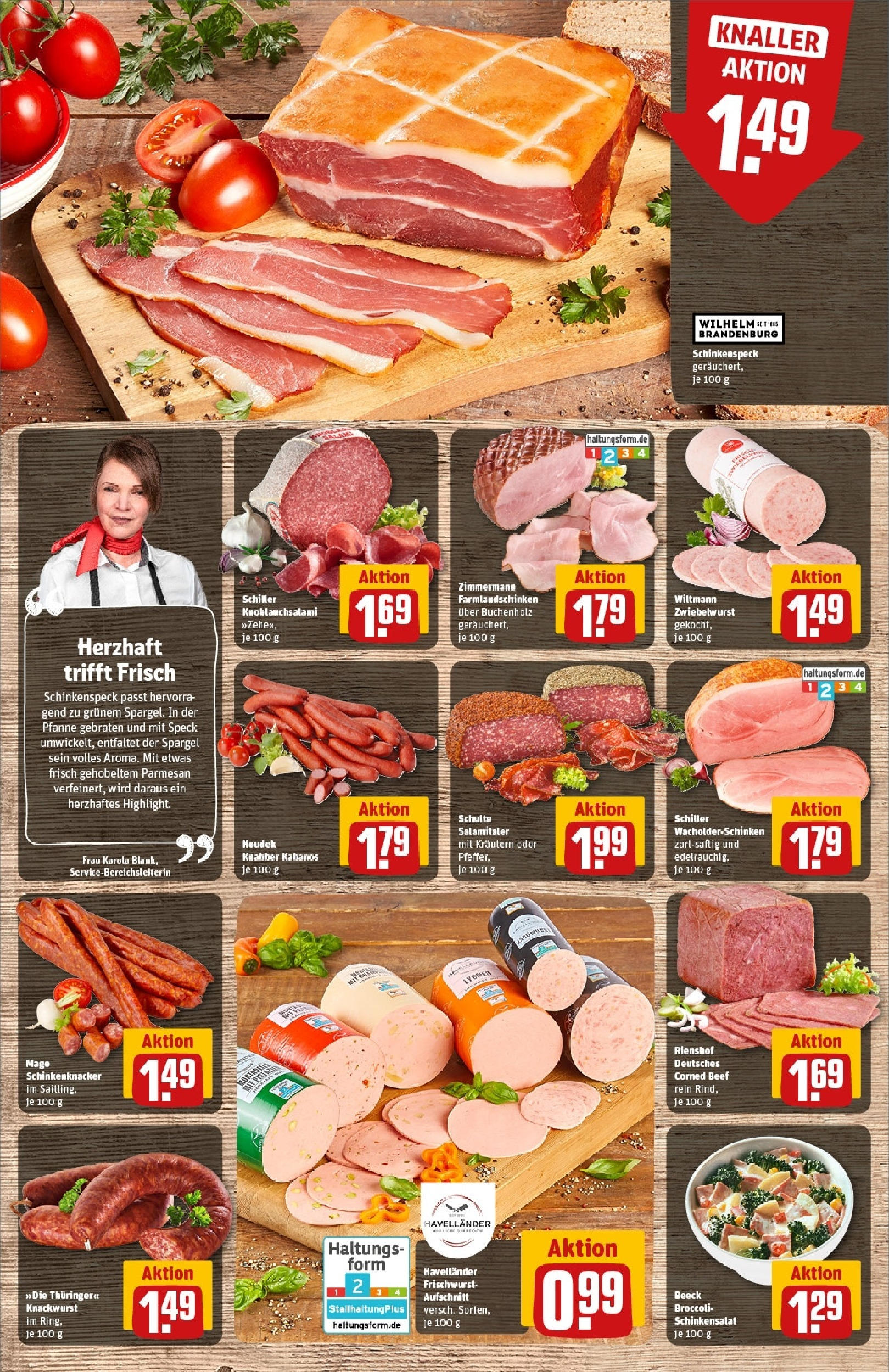 Rewe prospekt Weimar / Schöndorf	 (ab 01.06.2025) zum Blättern » Angebote | Seite: 16 | Produkte: Paprika, Serrano schinken, Schinken, Schafskase