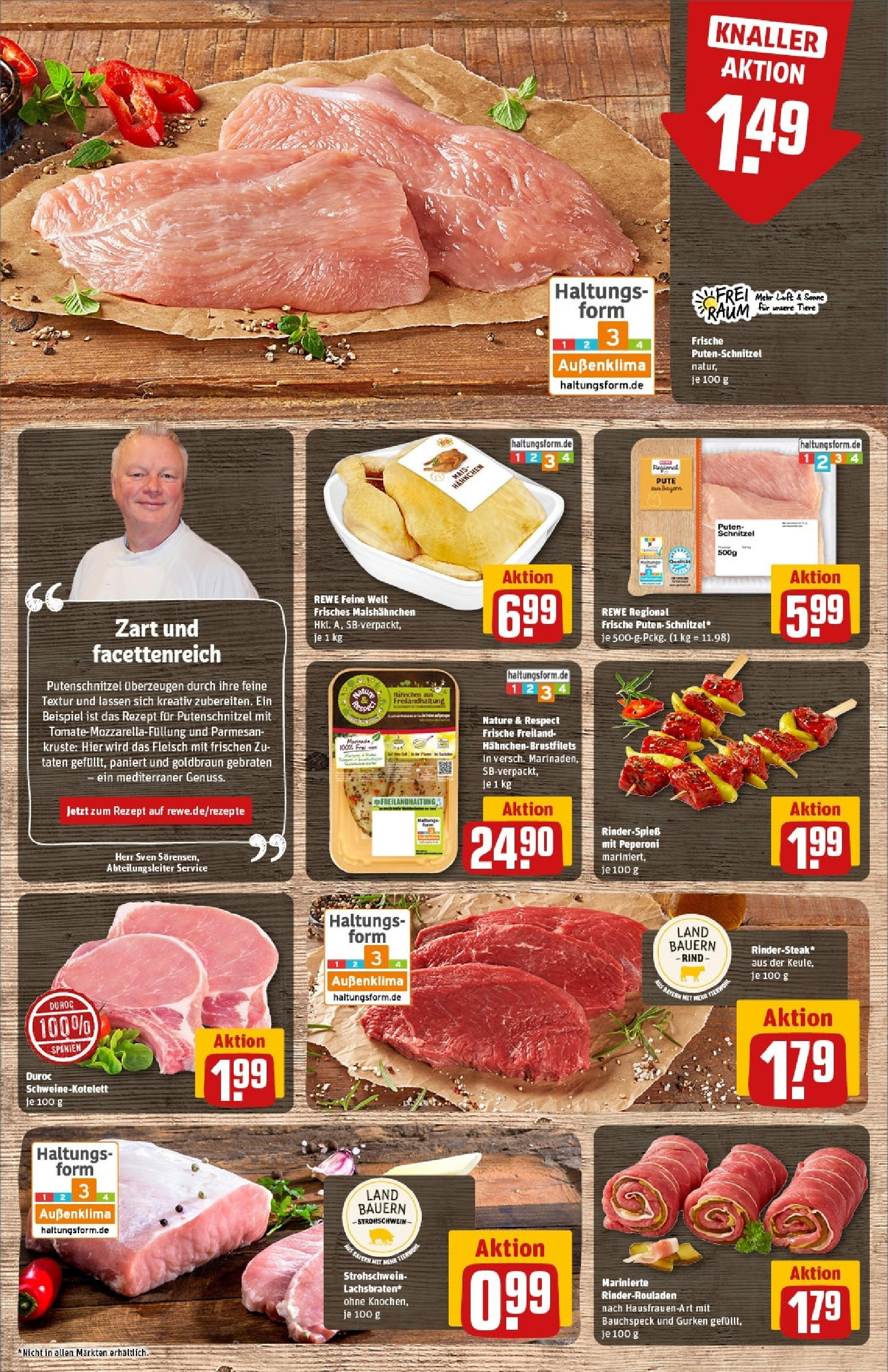 Rewe prospekt Olching Geiselbullach	 (ab 01.06.2025) zum Blättern » Angebote | Seite: 12 | Produkte: Hahnchen, Gyros