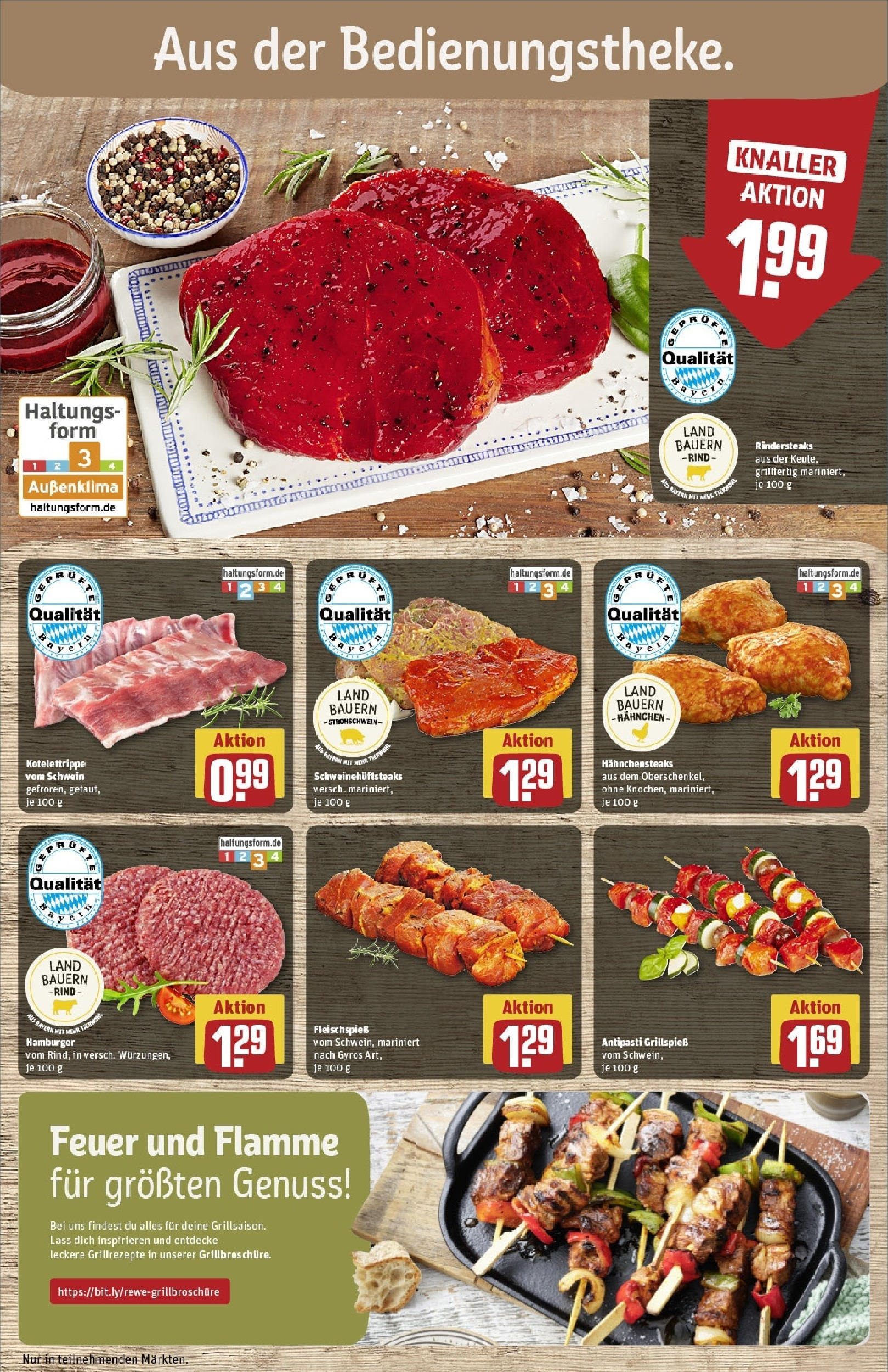 Rewe prospekt Olching Geiselbullach	 (ab 01.06.2025) zum Blättern » Angebote | Seite: 14 | Produkte: Zwiebeln, Chili, Brot, Salami