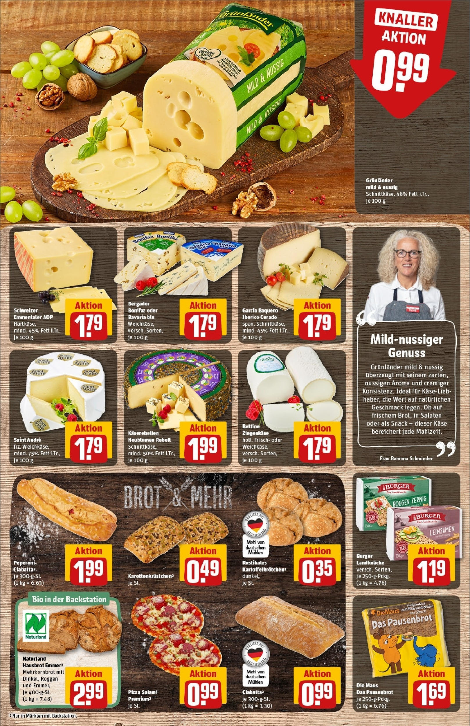 Rewe prospekt Ettlingen	 (ab 01.06.2025) zum Blättern » Angebote | Seite: 15 | Produkte: Baguette, Brot