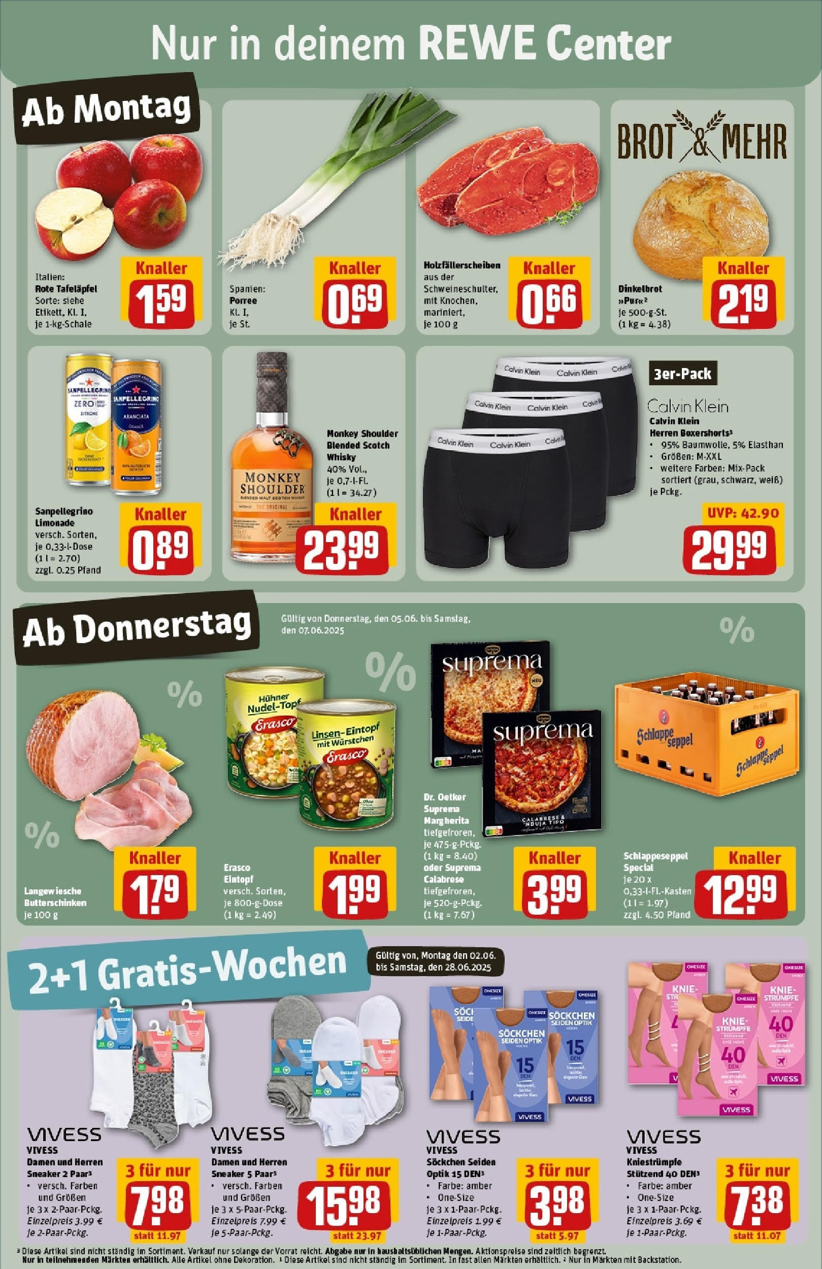 Rewe prospekt Friedrichsdorf	 (ab 01.06.2025) zum Blättern » Angebote | Seite: 5 | Produkte: Grill, Hahnchen, Ziegenkäse, Paprika