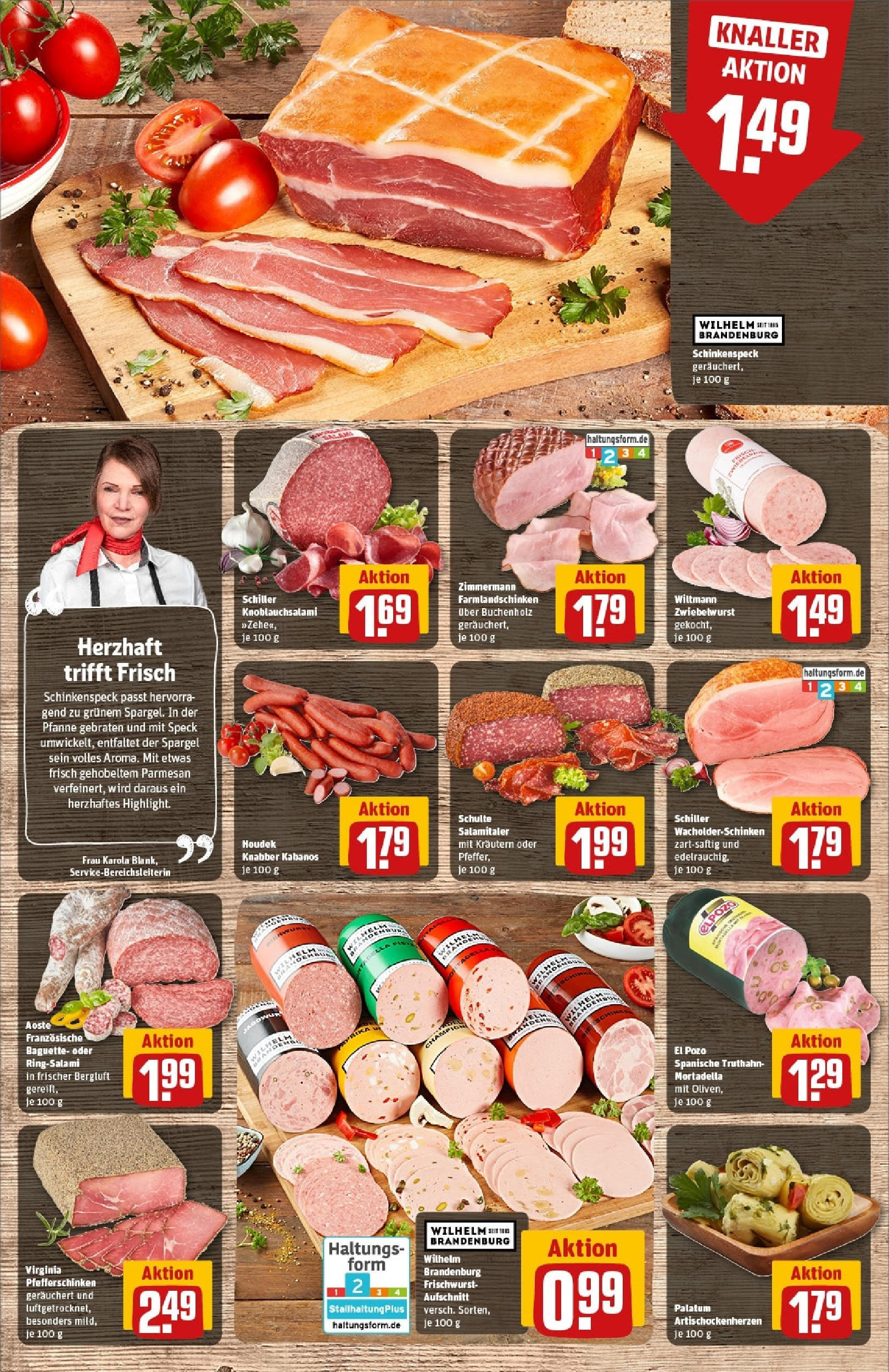Rewe prospekt Friedrichsdorf	 (ab 01.06.2025) zum Blättern » Angebote | Seite: 14 | Produkte: Mozzarella, Leerdammer, Rotkäppchen, Schinken