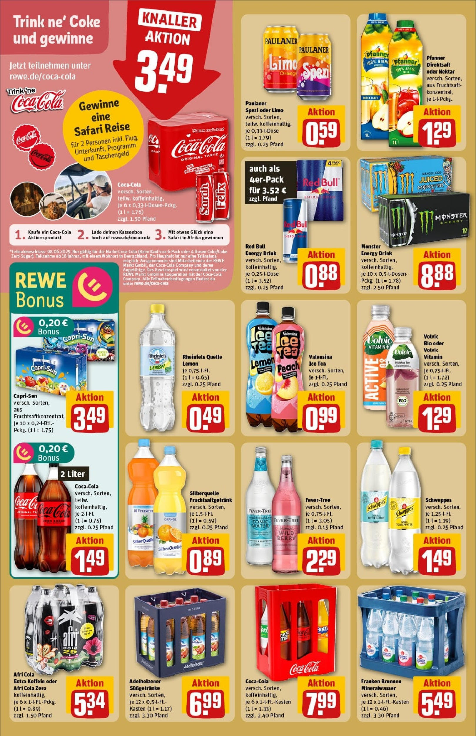 Rewe prospekt Ingolstadt	 (ab 01.06.2025) zum Blättern » Angebote | Seite: 20 | Produkte: Jim beam, Freixenet, Sekt, Campari