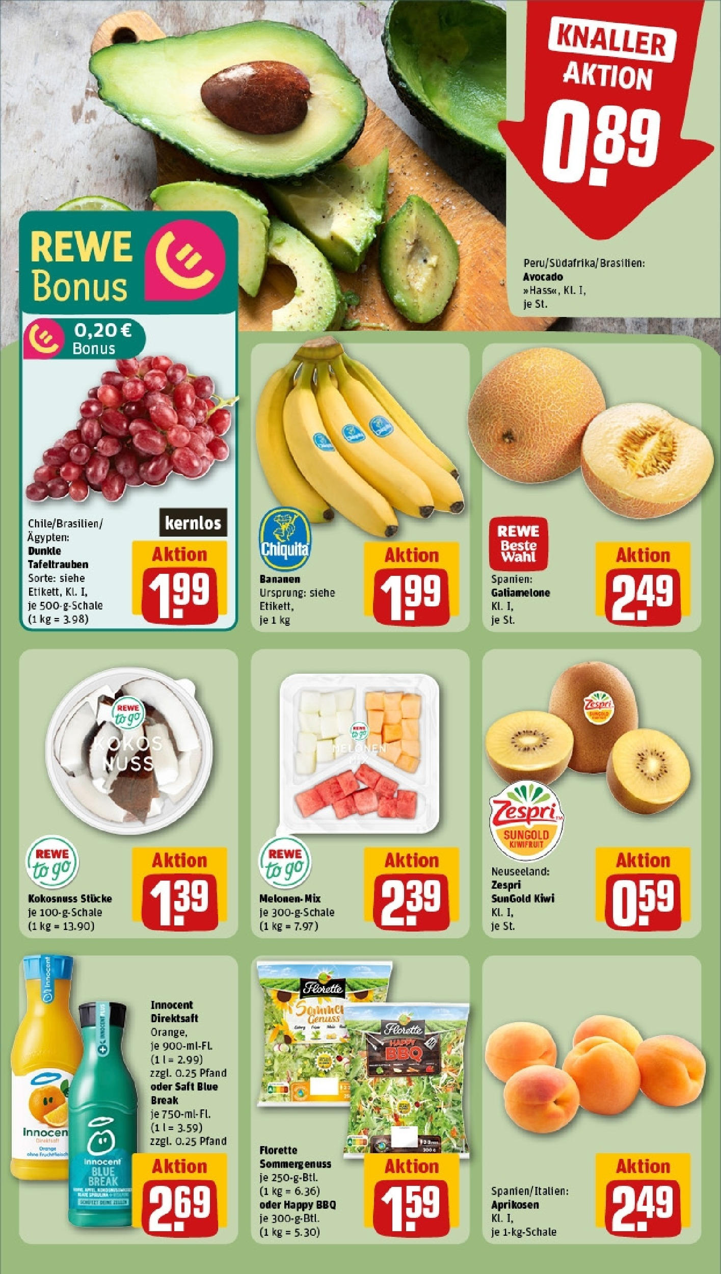 Rewe prospekt Mainz	 (ab 01.06.2025) zum Blättern » Angebote | Seite: 10 | Produkte: Hahnchen, Kaninchen, Schnitzel