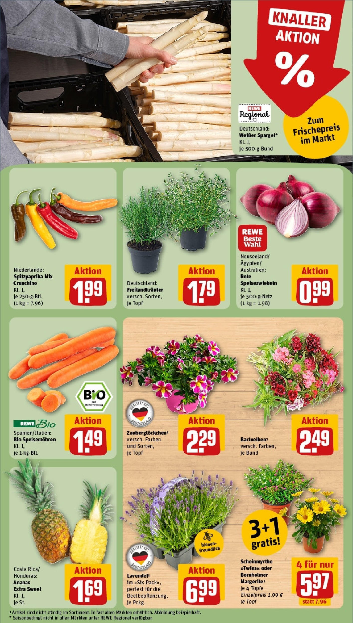 Rewe prospekt Neumünster	 (ab 01.06.2025) zum Blättern » Angebote | Seite: 11 | Produkte: Quark, Burger, Paprika, Grunlander