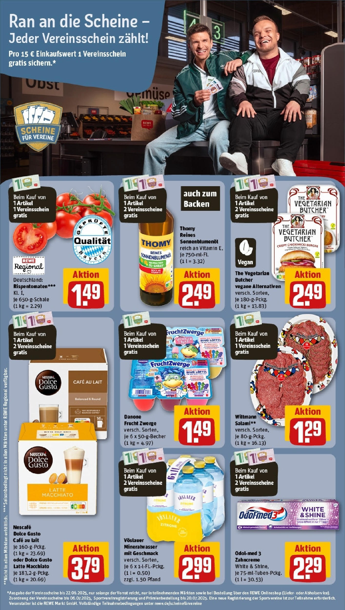 Rewe prospekt Neuried	 (ab 01.06.2025) zum Blättern » Angebote | Seite: 18 | Produkte: Joghurt, Balsamico, Dressing, Sahne