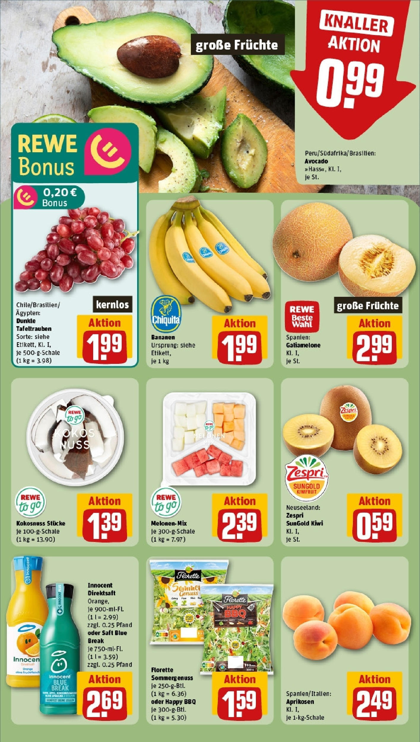 Rewe prospekt Berlin / Steglitz	 (ab 01.06.2025) zum Blättern » Angebote | Seite: 10 | Produkte: Rinderrouladen, Hahnchen, Garnelen, Putenschnitzel