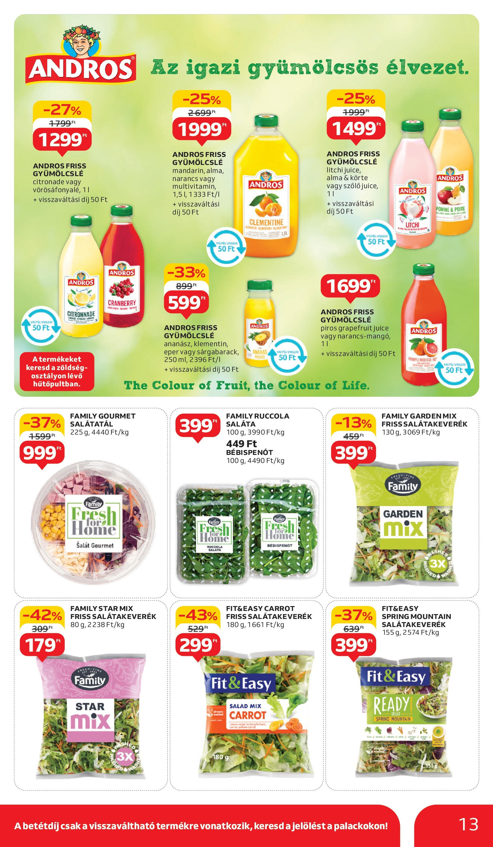Auchan Akciós újság - 2025.05.29. -tól/töl > akció, lapozható szórólap 🛍️ | Oldal: 13 | Termékek: Szőlő, Körte, Zöldség, Eper