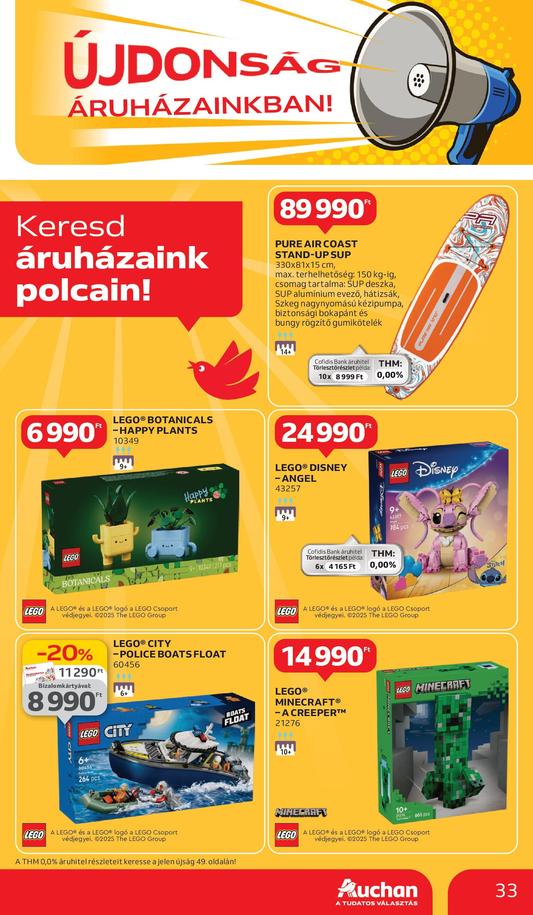Auchan Akciós újság - 2025.05.29. -tól/töl > akció, lapozható szórólap 🛍️ | Oldal: 33