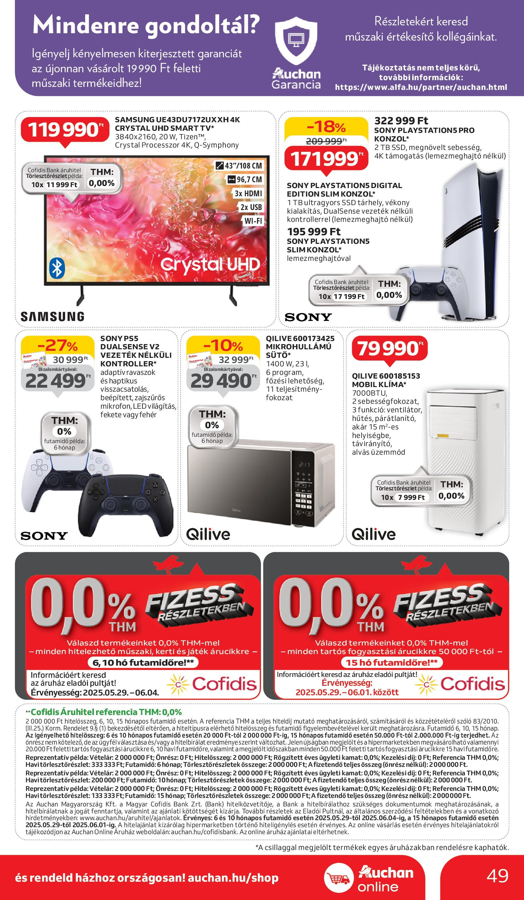 Auchan Akciós újság - 2025.05.29. -tól/töl > akció, lapozható szórólap 🛍️ | Oldal: 49 | Termékek: Szőlő, Játék, USB, Samsung