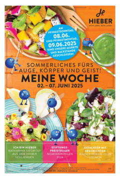 Entdecke - Hieber's Frischecenter: Meine Woche gültig ab dem 01.06.2025