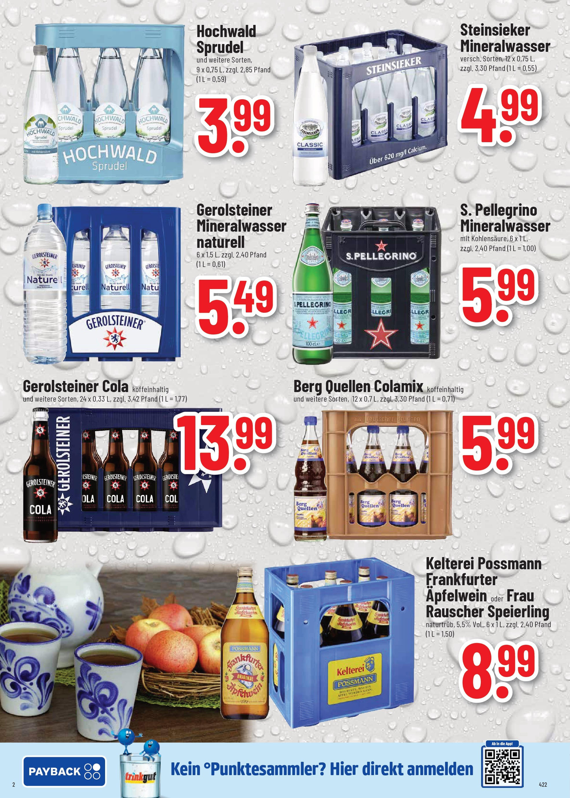 Trinkgut prospekt Dillingen	 (ab 01.06.2025) » Angebote online | Seite: 2 | Produkte: Cola, Mineralwasser, Gerolsteiner