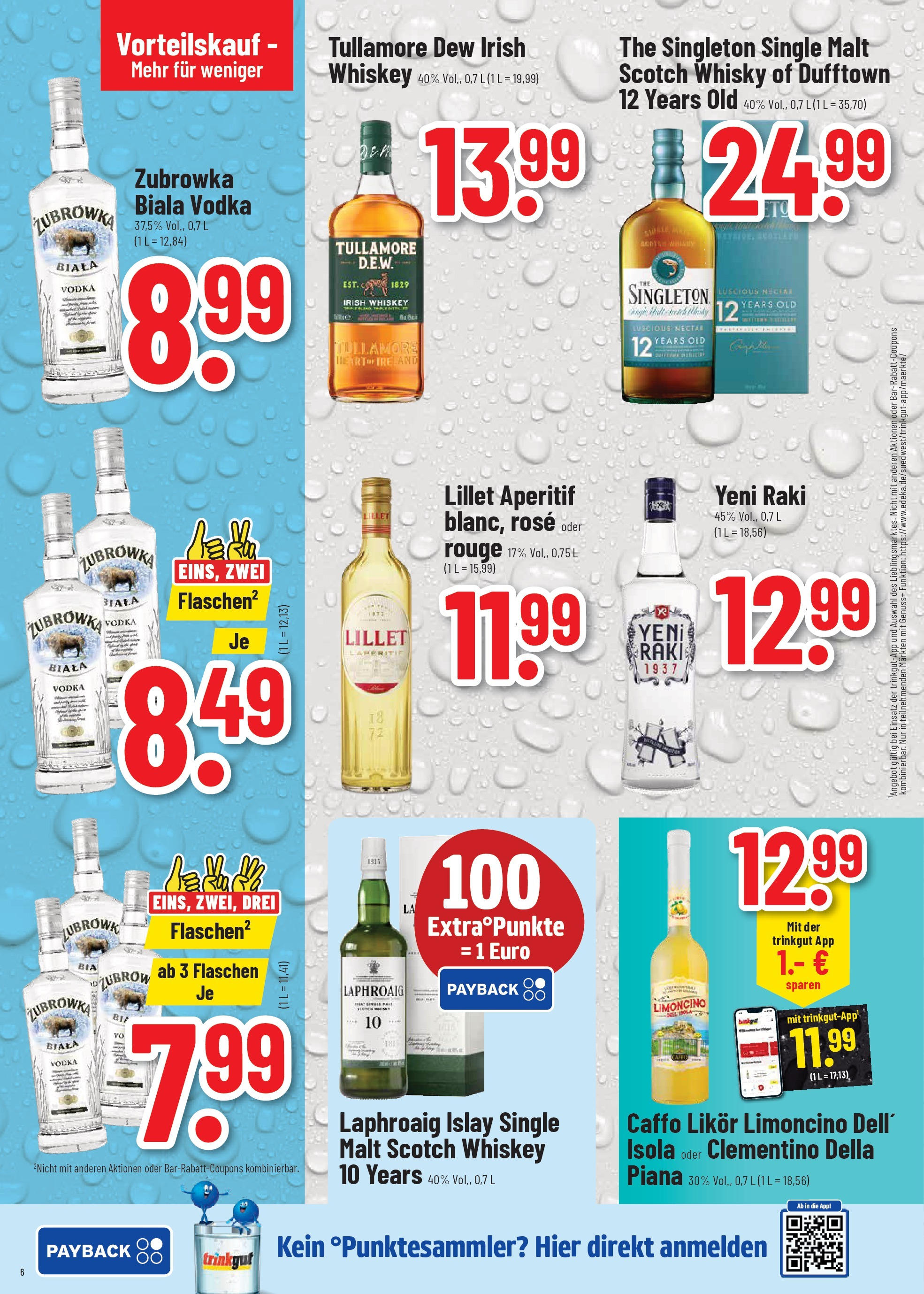 Trinkgut prospekt Wiesenbach	 (ab 01.06.2025) » Angebote online | Seite: 6 | Produkte: Whisky, Rouge, Vodka, Whiskey