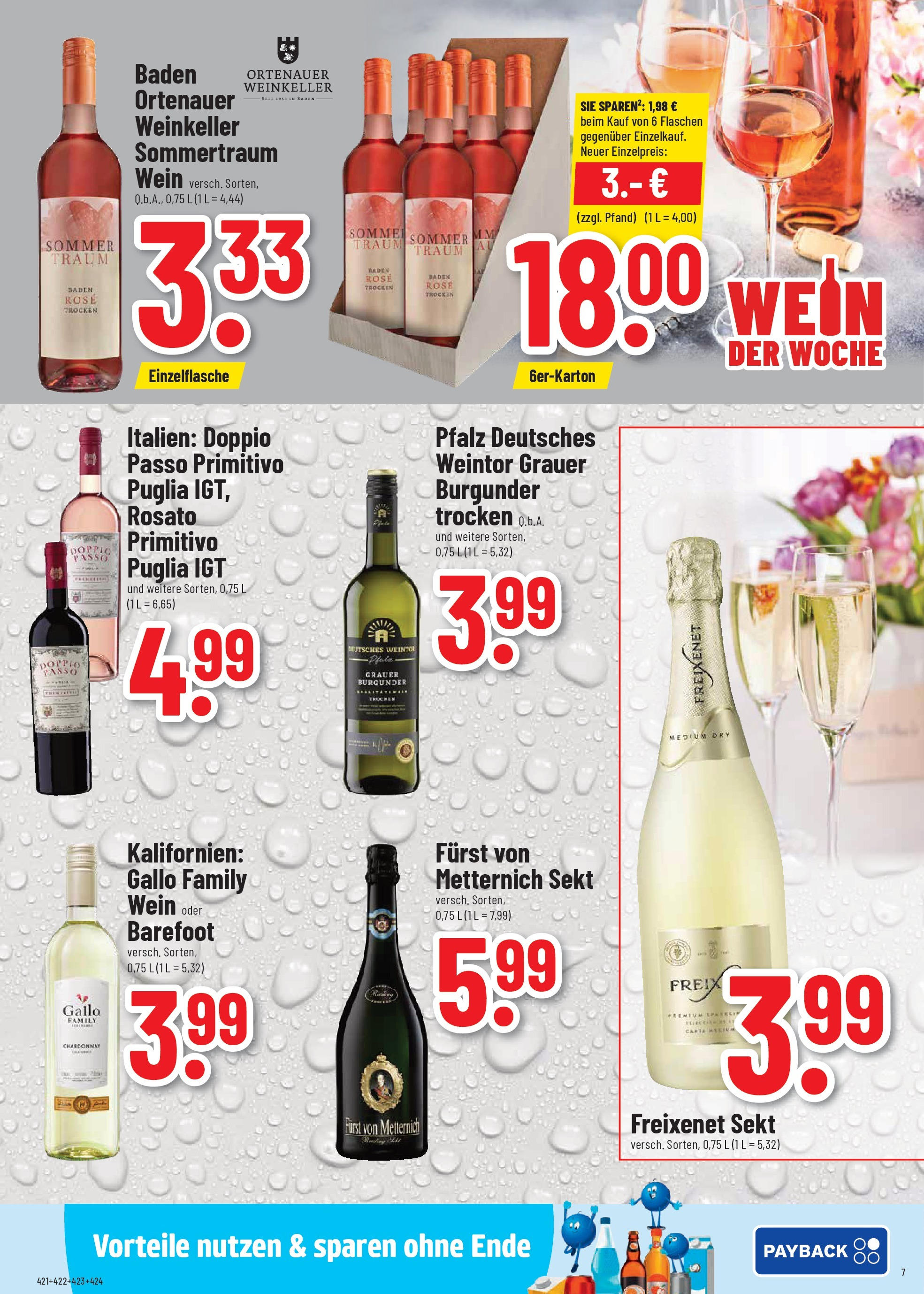 Trinkgut prospekt Bad Kreuznach	 (ab 01.06.2025) » Angebote online | Seite: 7 | Produkte: Furst von metternich, Freixenet, Sekt, Wein