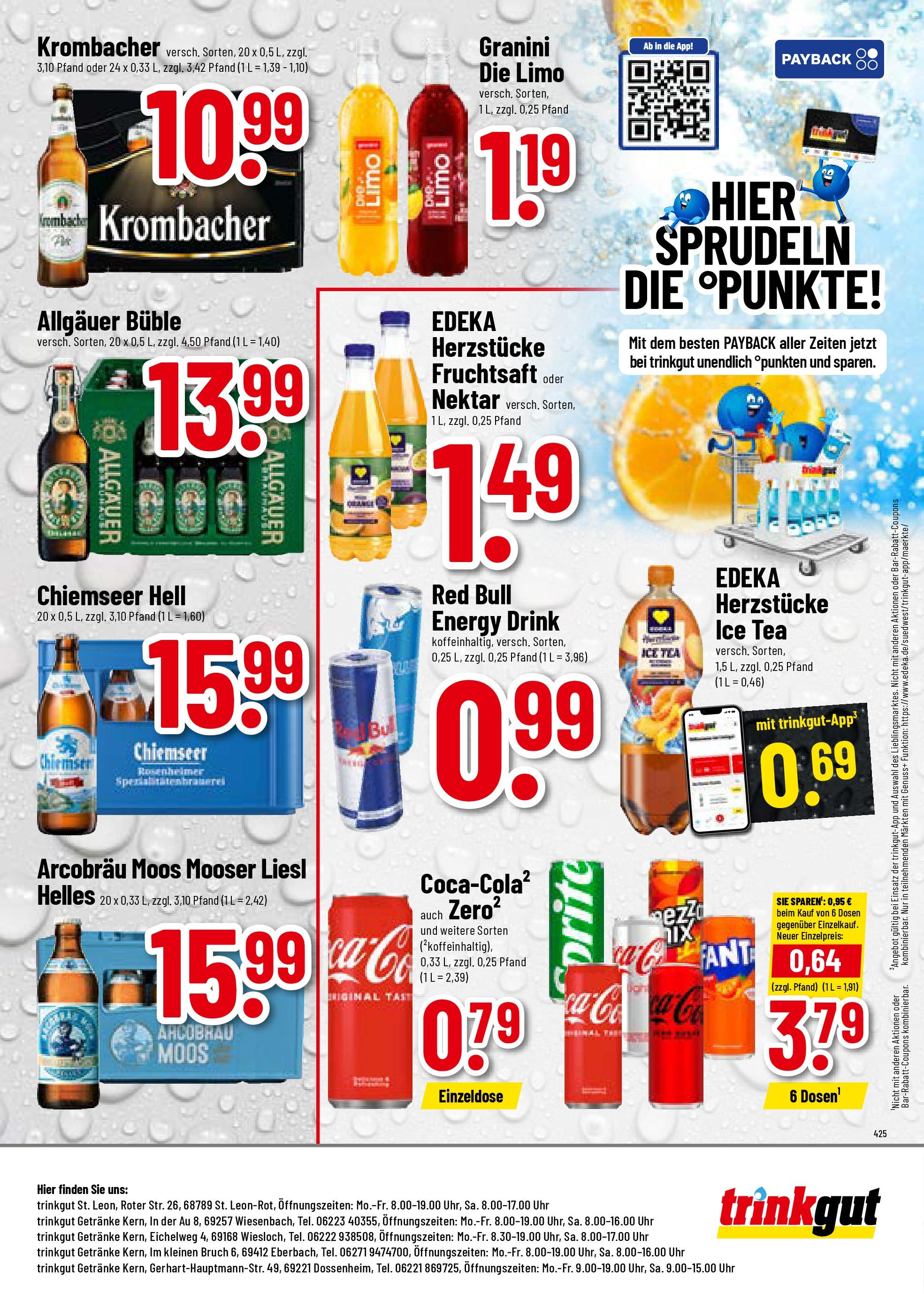 Trinkgut prospekt Wiesenbach	 (ab 01.06.2025) » Angebote online | Seite: 8 | Produkte: Energy, Granini, Krombacher, Uhr