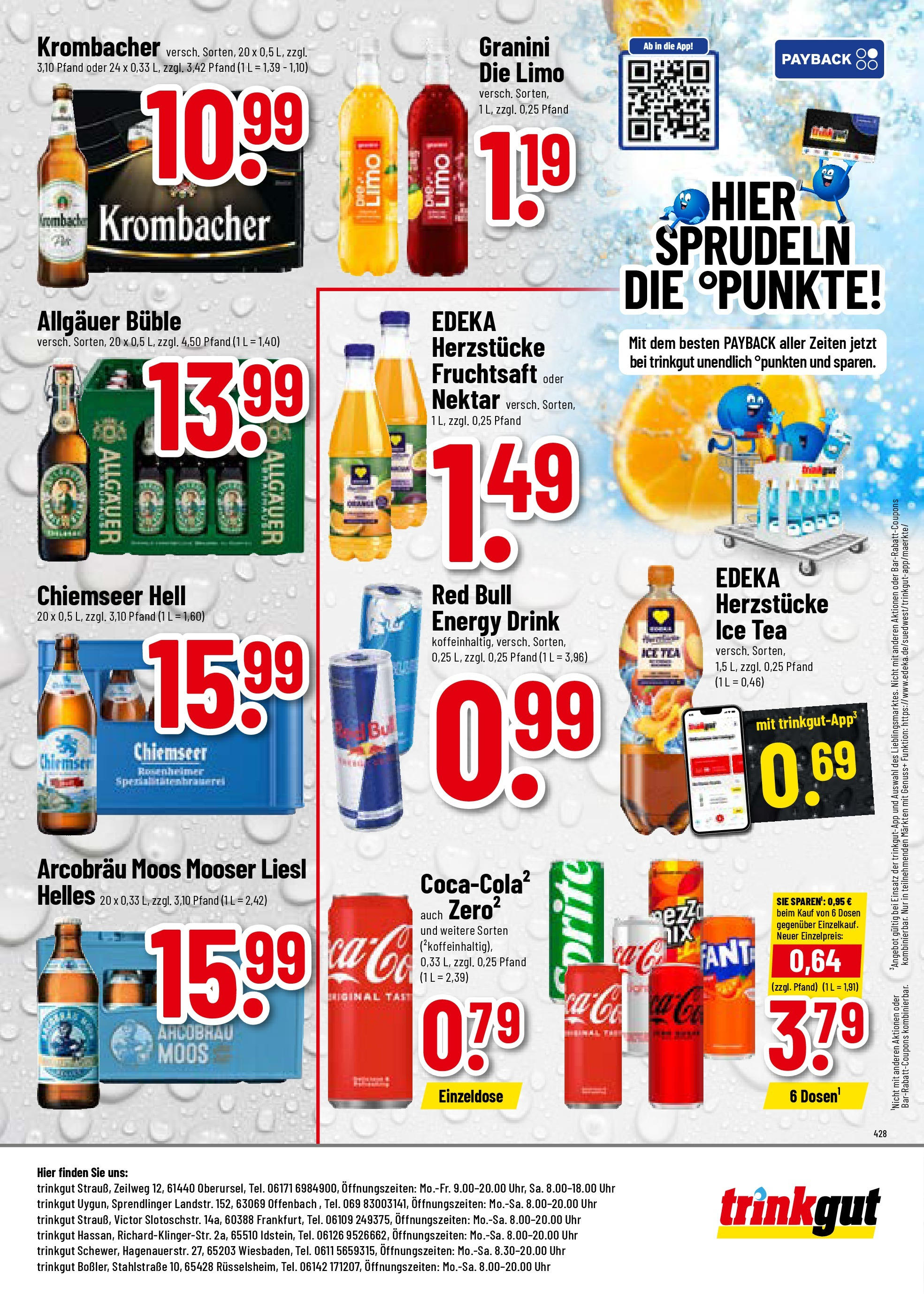 Trinkgut prospekt Wiesbaden	 (ab 01.06.2025) » Angebote online | Seite: 8 | Produkte: Red bull, Energy, Granini, Krombacher