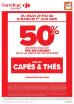 Carrefour Express Ouessant OPERATION BON D’ACHAT SUR CAFES & THES - au 01.06.2025