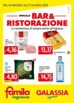 Galassia SPECIALE BAR & RISTORAZIONE 29/05 - al 11.06.2025