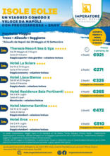 2025 Isole Eolie con Treno+Aliscafo