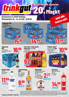 Trinkgut prospekt Neuötting	 gültig ab dem 01.06.2025