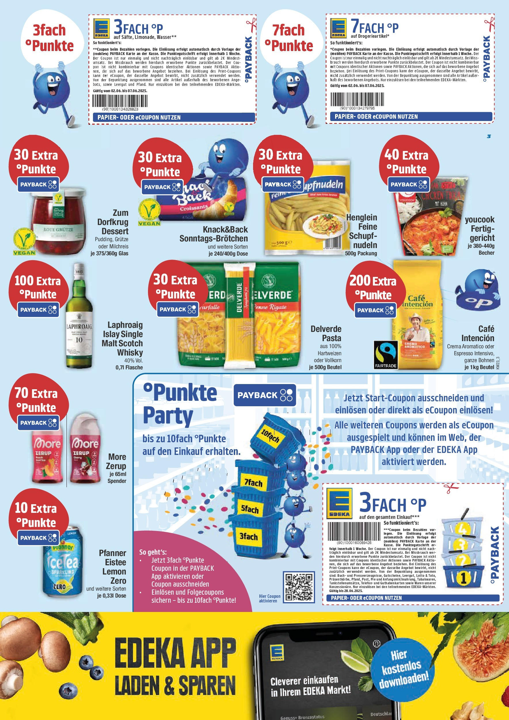 Edeka prospekt Bad Reichenhall	 (ab 01.06.2025) » Angebote Online | Seite: 3 | Produkte: Youcook, Pfanner eistee, Wasser, Nudeln
