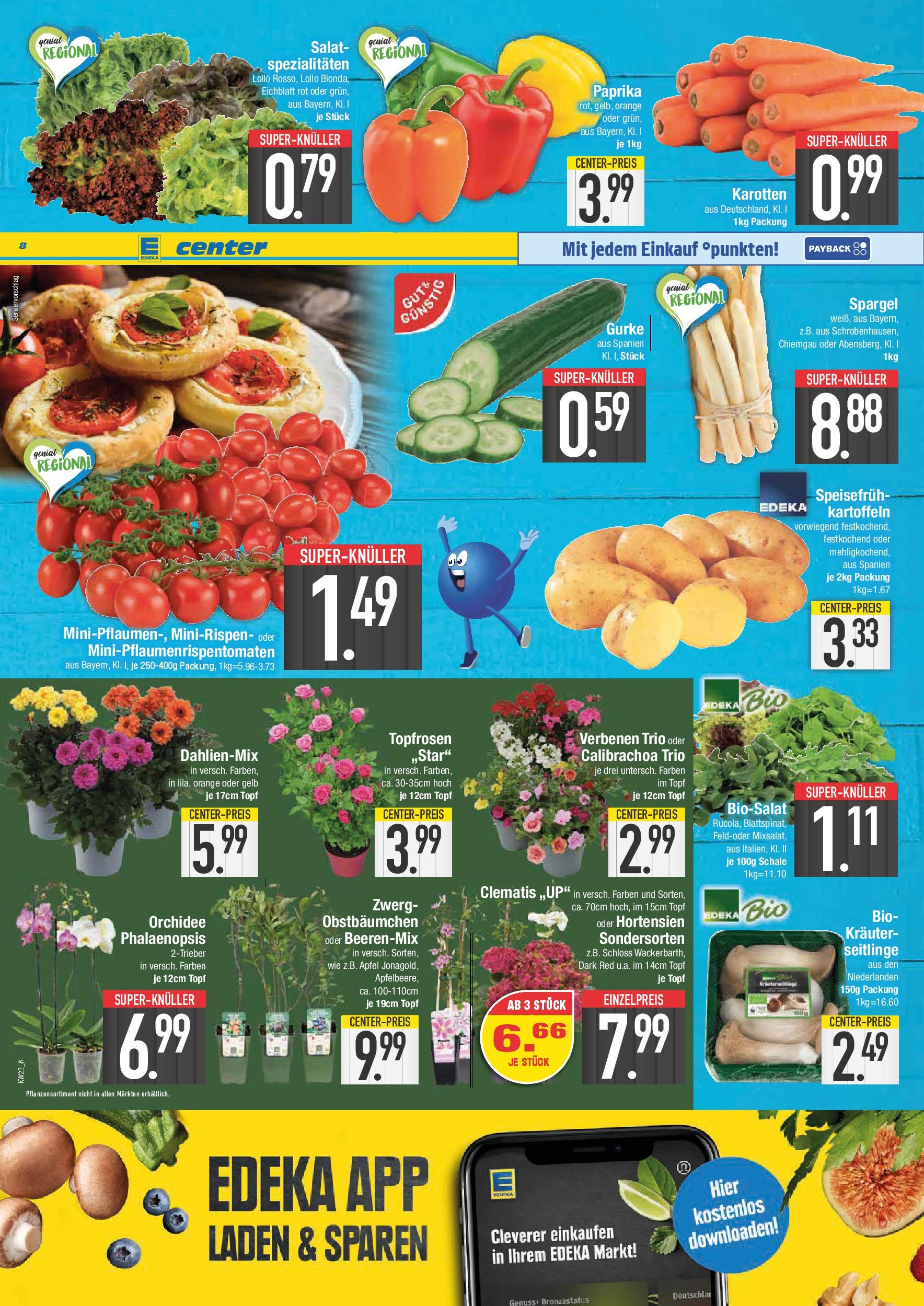 Edeka prospekt Bad Reichenhall	 (ab 01.06.2025) » Angebote Online | Seite: 8 | Produkte: Orchidee, Äpfel, Kartoffeln, Paprika