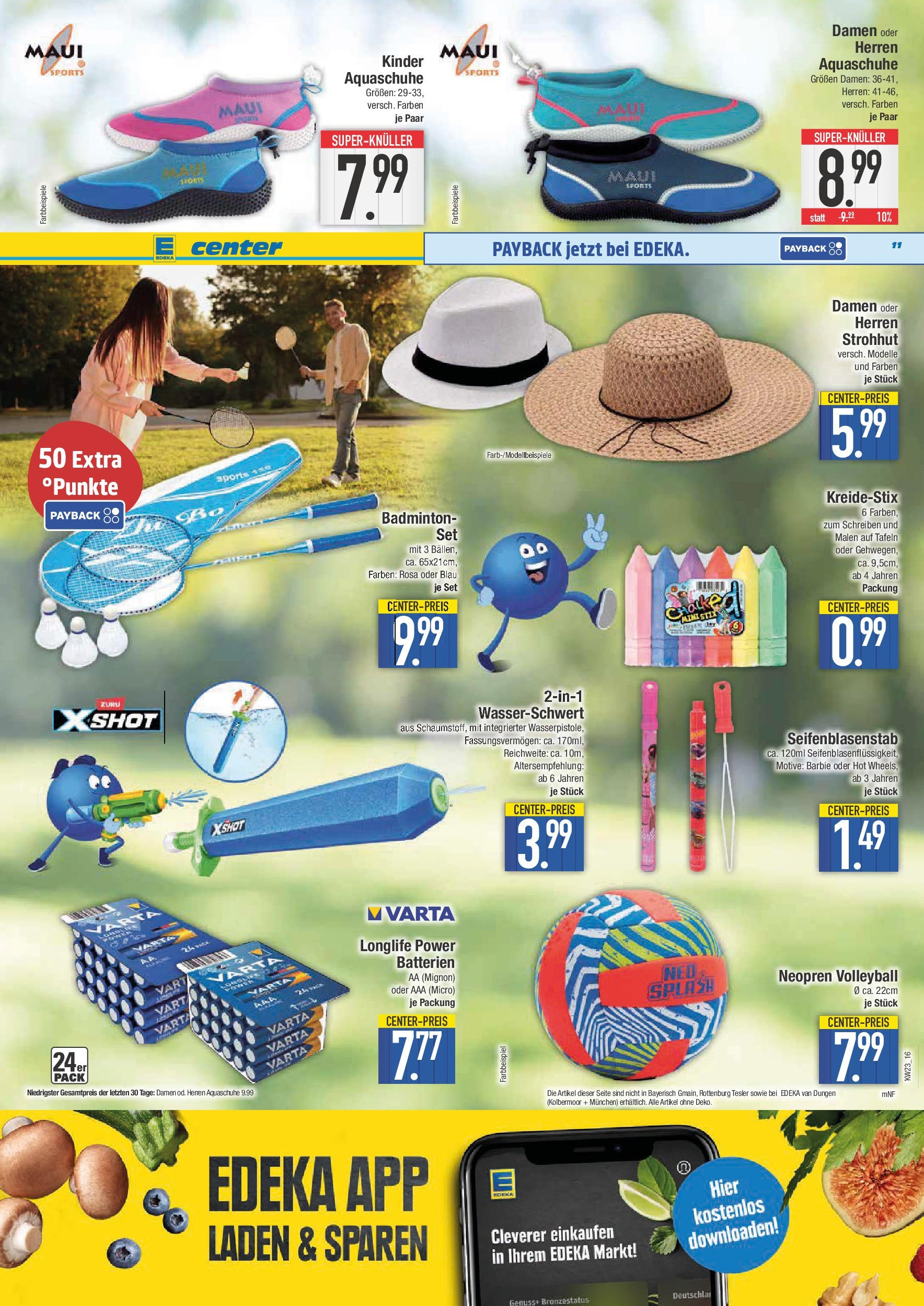 Edeka prospekt Bad Reichenhall	 (ab 01.06.2025) » Angebote Online | Seite: 11 | Produkte: Batterien, Volleyball
