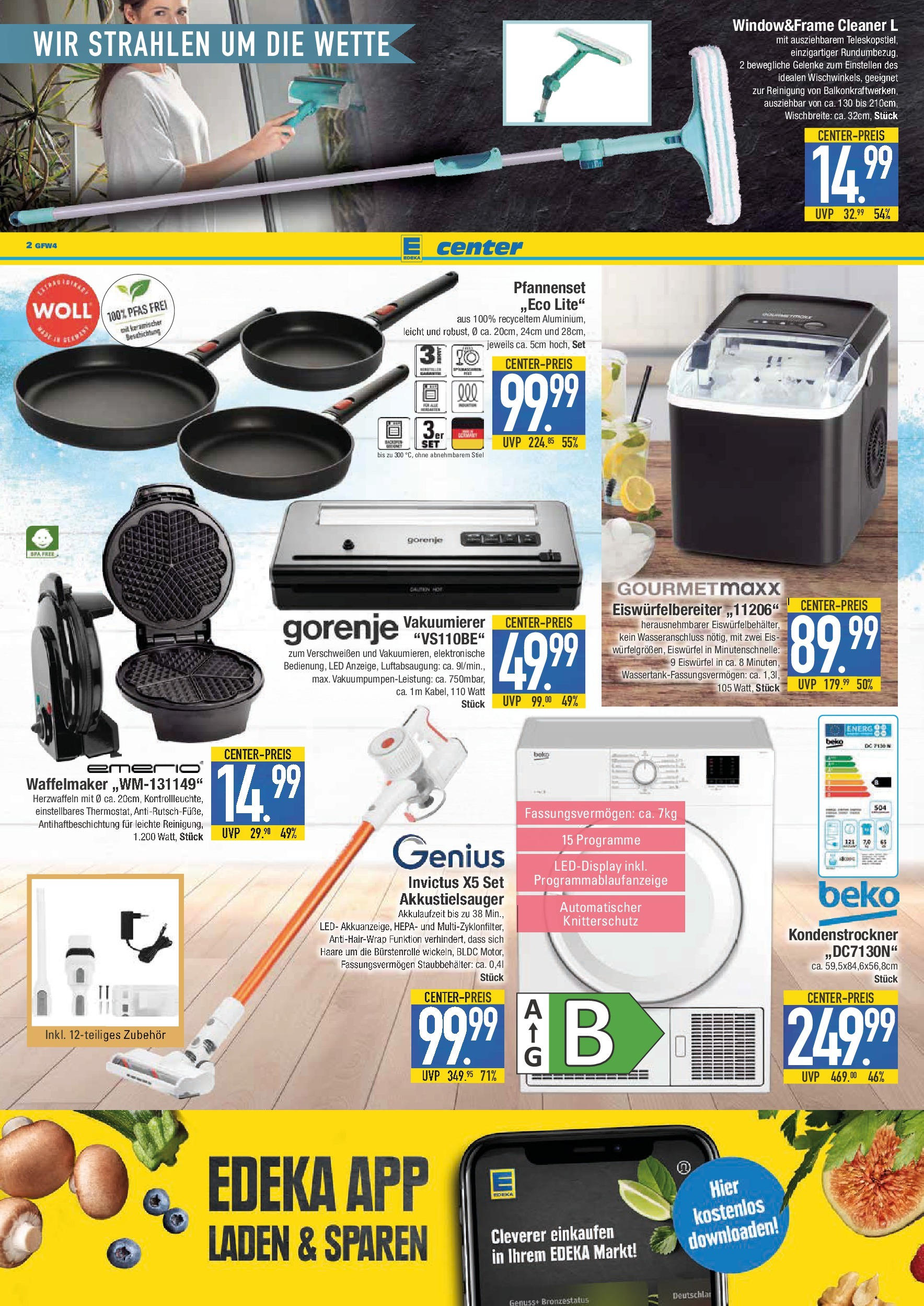 Edeka prospekt Weißenburg	 (ab 01.06.2025) » Angebote Online | Seite: 13 | Produkte: Gorenje, Vakuumierer, Eis