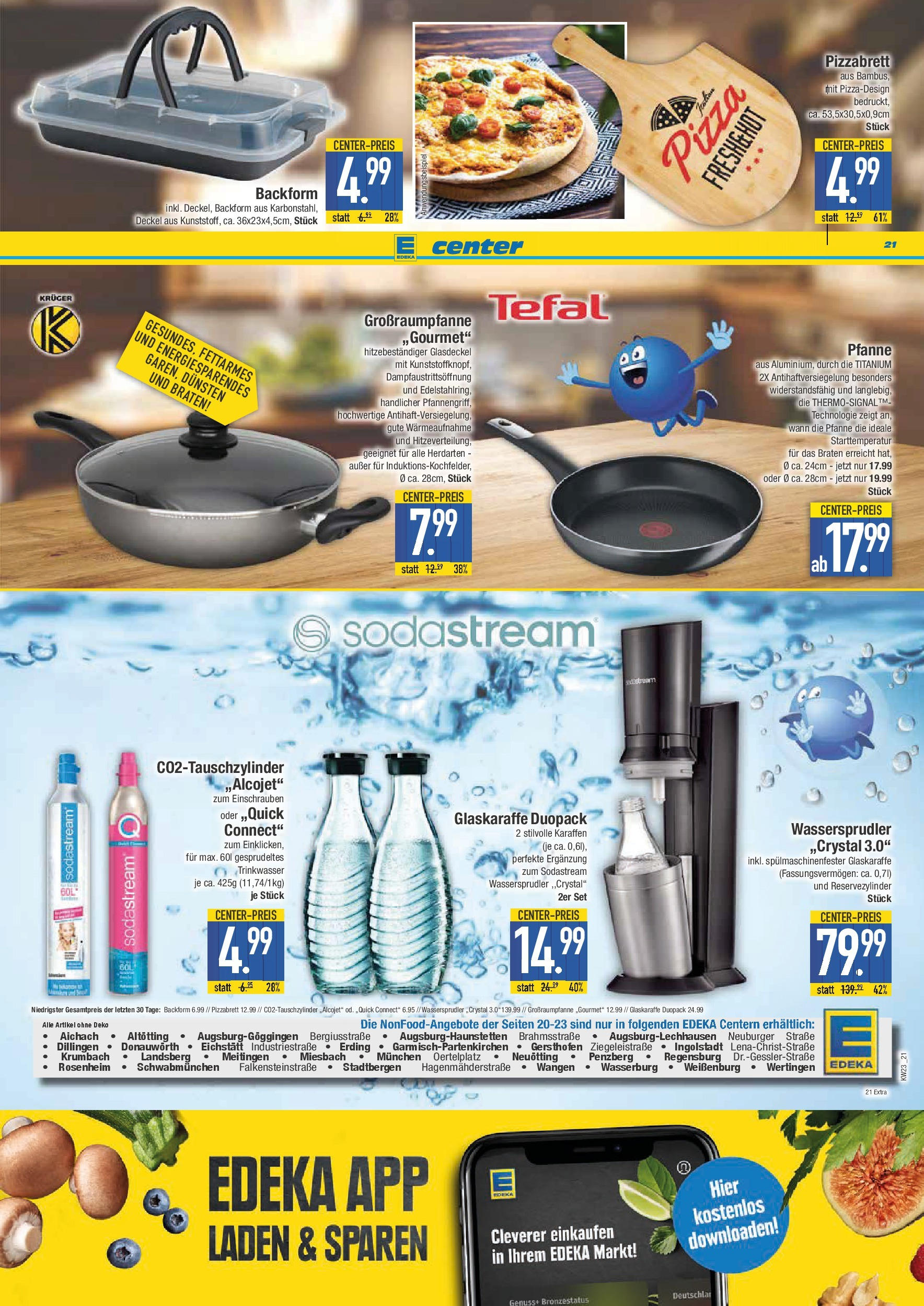 Edeka prospekt Weißenburg	 (ab 01.06.2025) » Angebote Online | Seite: 25 | Produkte: Pizza, Sodastream