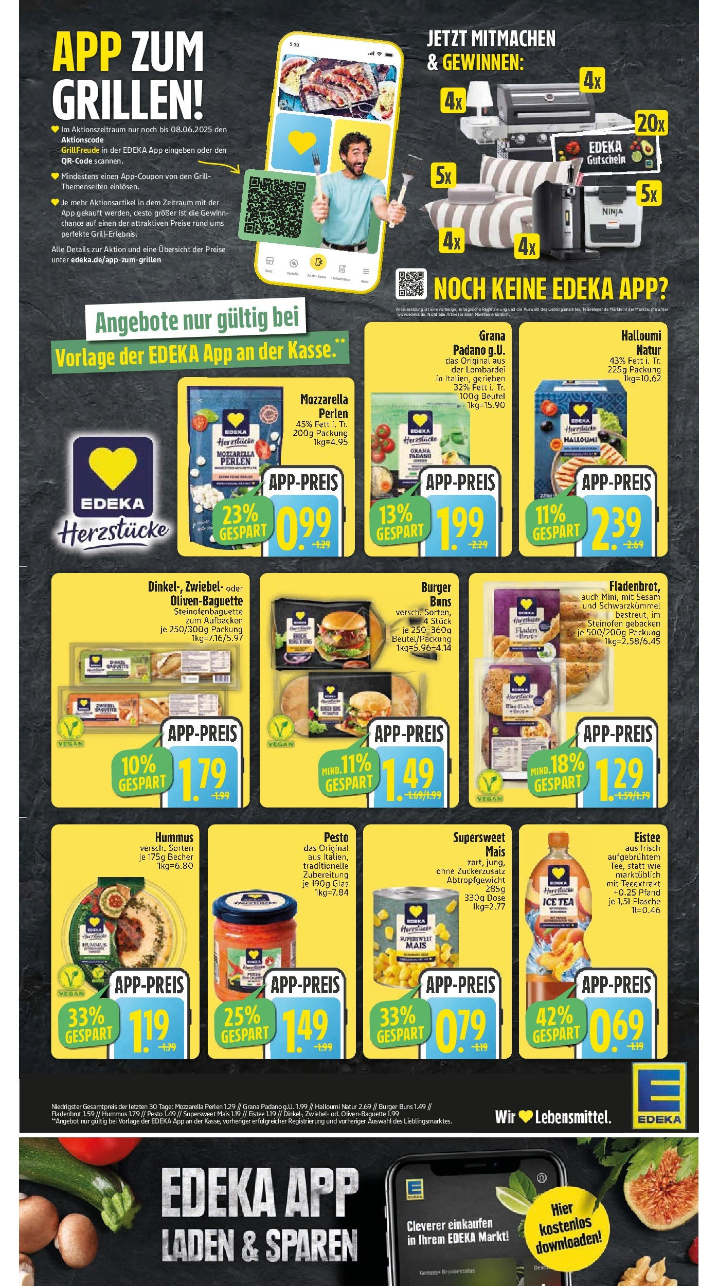 Edeka prospekt Unterföhring	 (ab 02.06.2025) » Angebote Online | Seite: 2 | Produkte: Grill, Mozzarella, Burger
