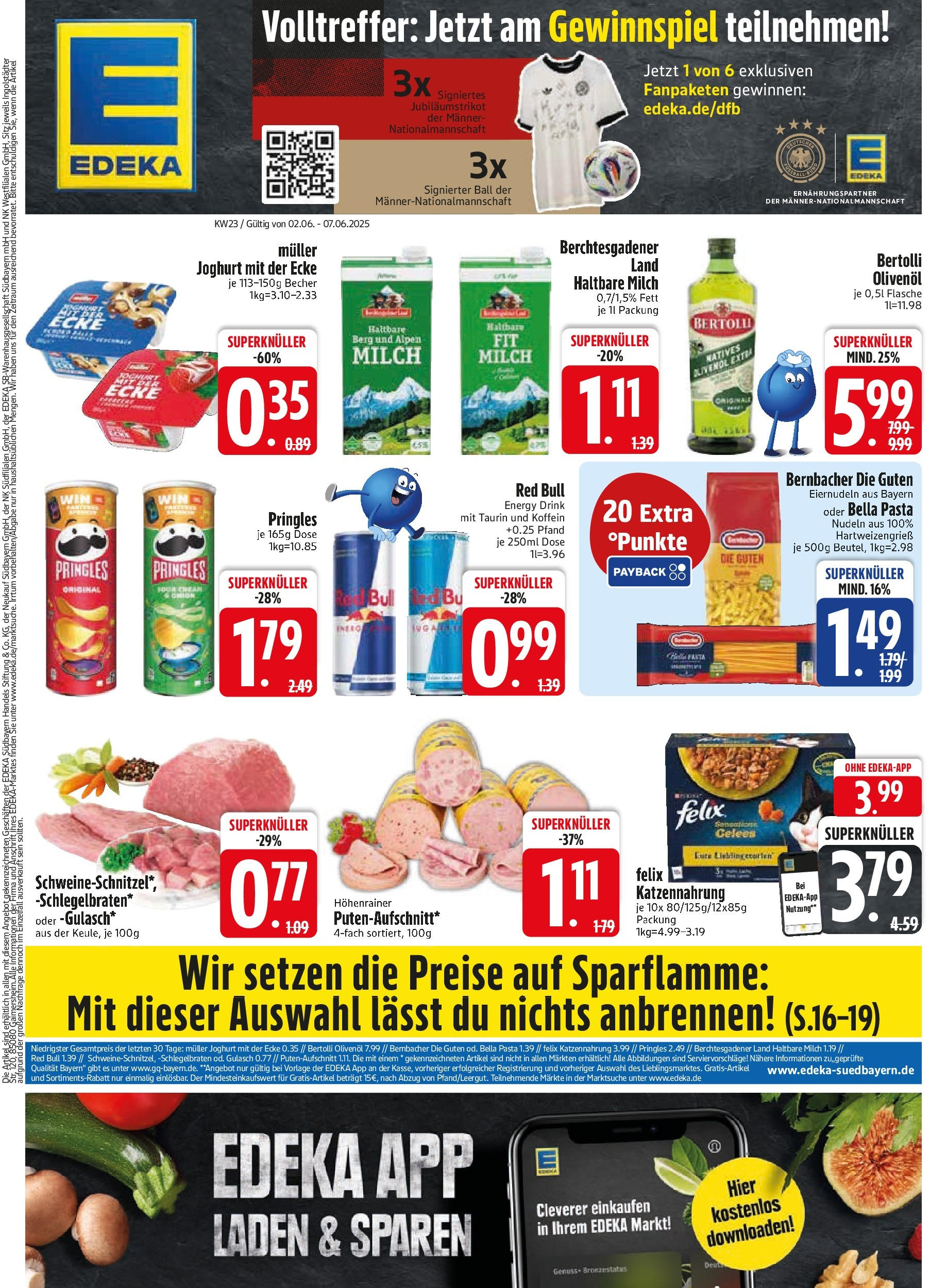 Edeka prospekt Markt Schwaben	 (ab 01.06.2025) » Angebote Online | Seite: 3 | Produkte: Red bull, Energy, Haltbare milch, Olivenol