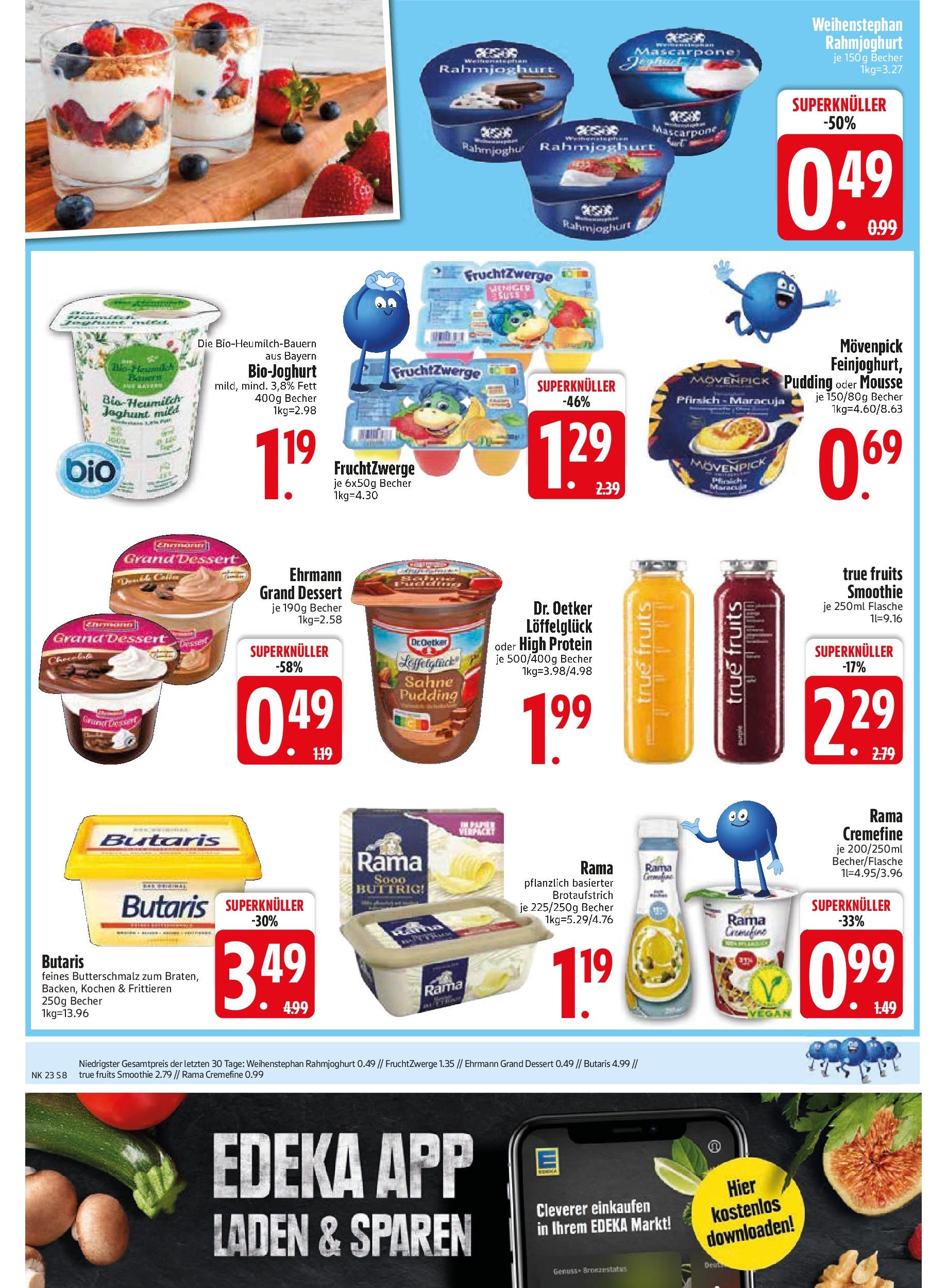 Edeka prospekt Unterföhring	 (ab 02.06.2025) » Angebote Online | Seite: 10 | Produkte: Butterschmalz, Rama cremefine, Pfirsich, Sahne