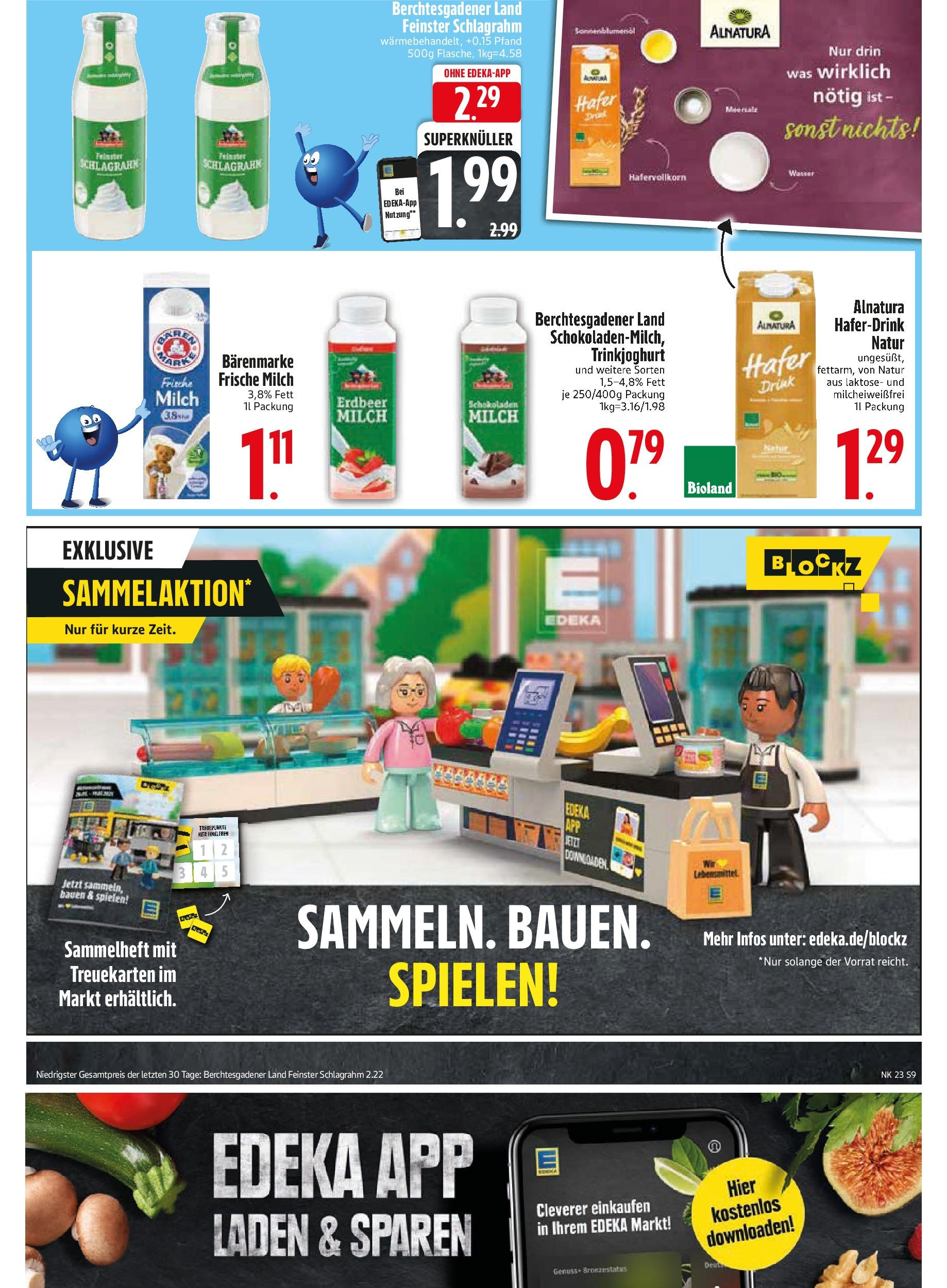 Edeka prospekt Unterföhring	 (ab 02.06.2025) » Angebote Online | Seite: 11 | Produkte: Milch, Haferdrink, Trinkjoghurt, Wasser