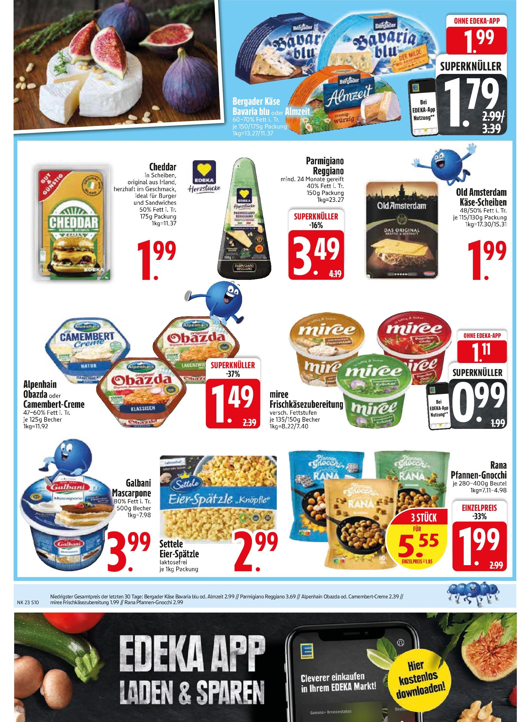 Edeka prospekt Unterföhring	 (ab 02.06.2025) » Angebote Online | Seite: 12 | Produkte: Käse, Mascarpone, Burger