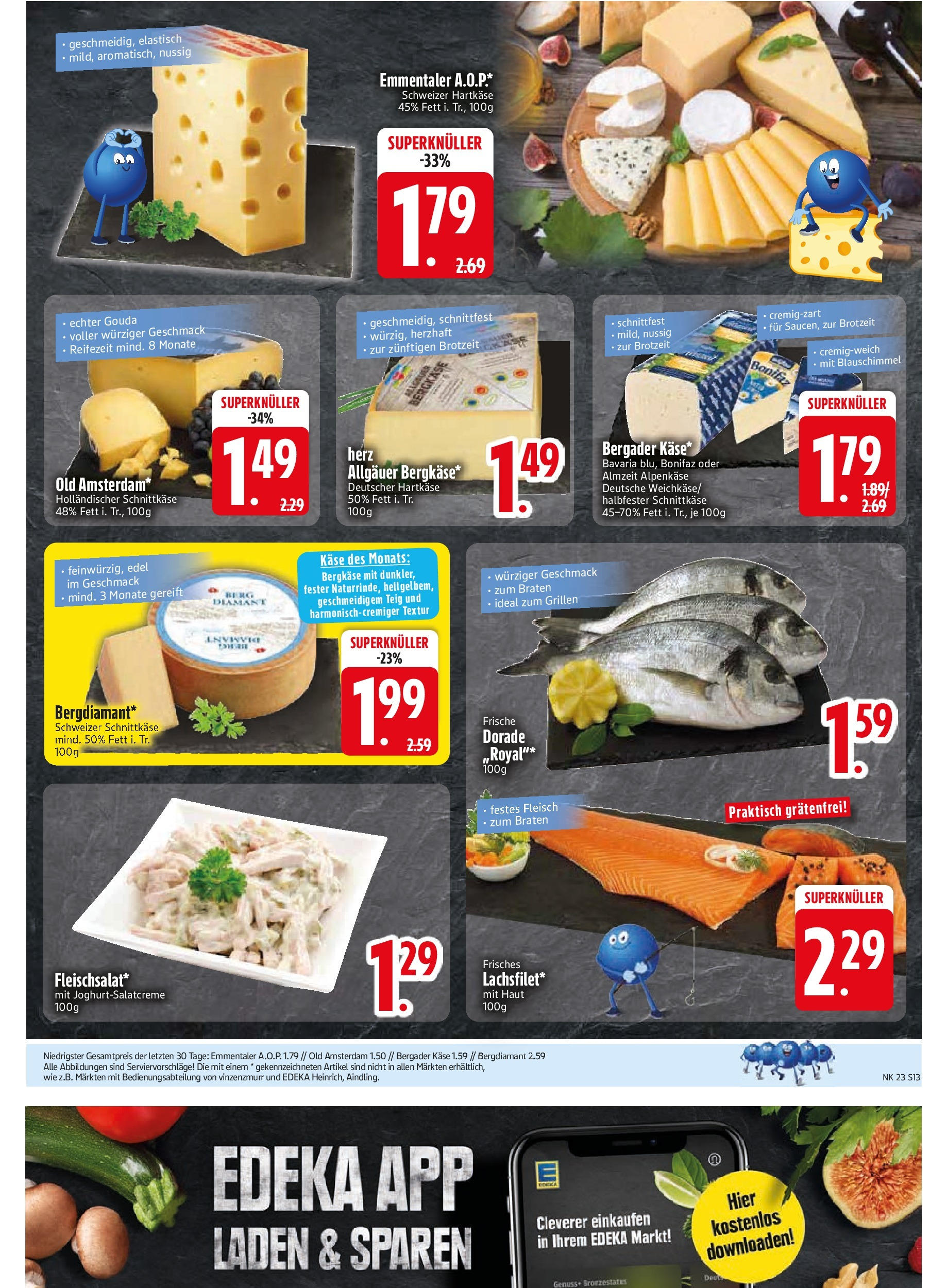 Edeka prospekt Unterföhring	 (ab 02.06.2025) » Angebote Online | Seite: 15 | Produkte: Dorade, Käse, Gouda, Fleisch