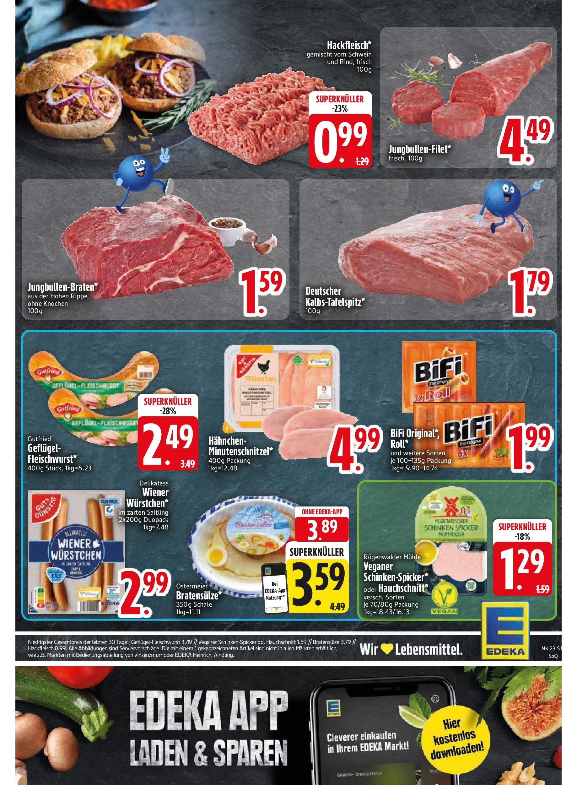 Edeka prospekt Markt Schwaben	 (ab 01.06.2025) » Angebote Online | Seite: 17 | Produkte: Mühle, Hahnchen, Schinken, Hackfleisch