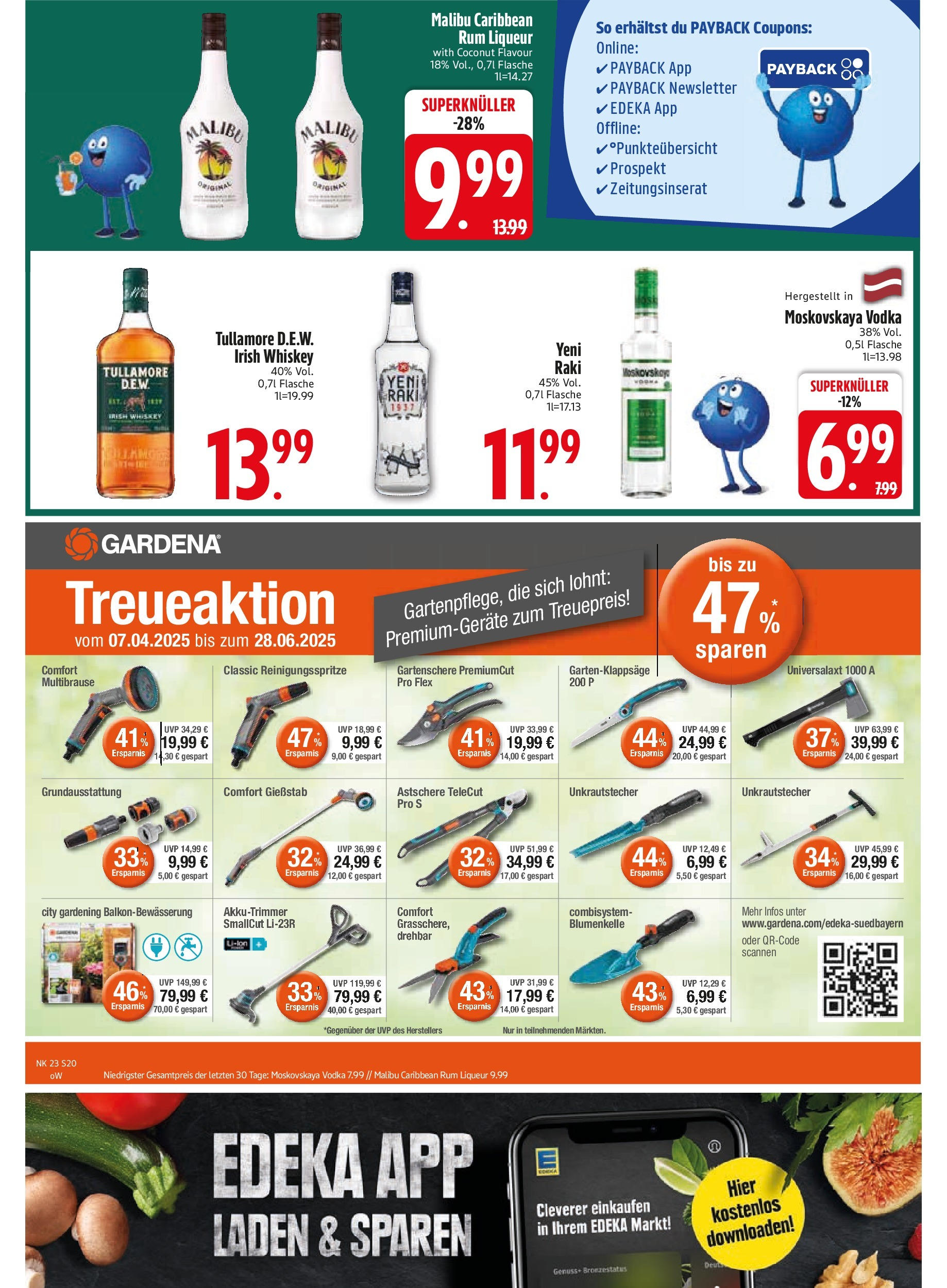 Edeka prospekt Trostberg	 (ab 01.06.2025) » Angebote Online | Seite: 22 | Produkte: Rum, Axe, Vodka, Whiskey