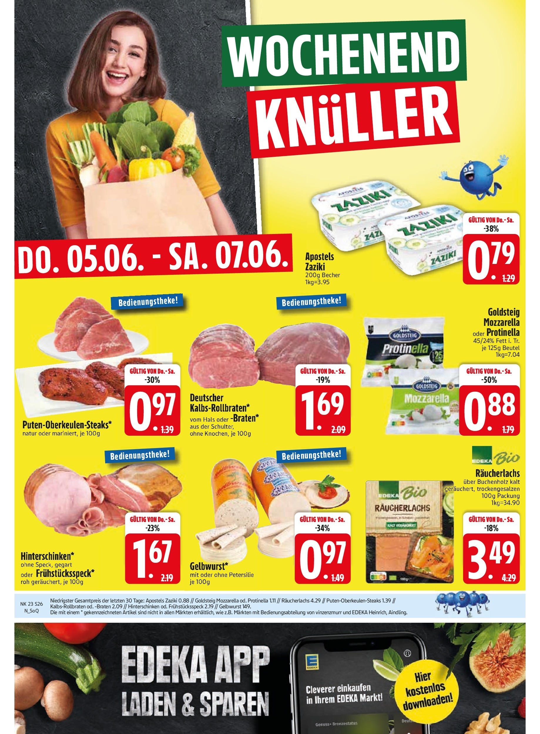 Edeka prospekt Markt Schwaben	 (ab 01.06.2025) » Angebote Online | Seite: 28 | Produkte: Mozzarella, Räucherlachs, Petersilie