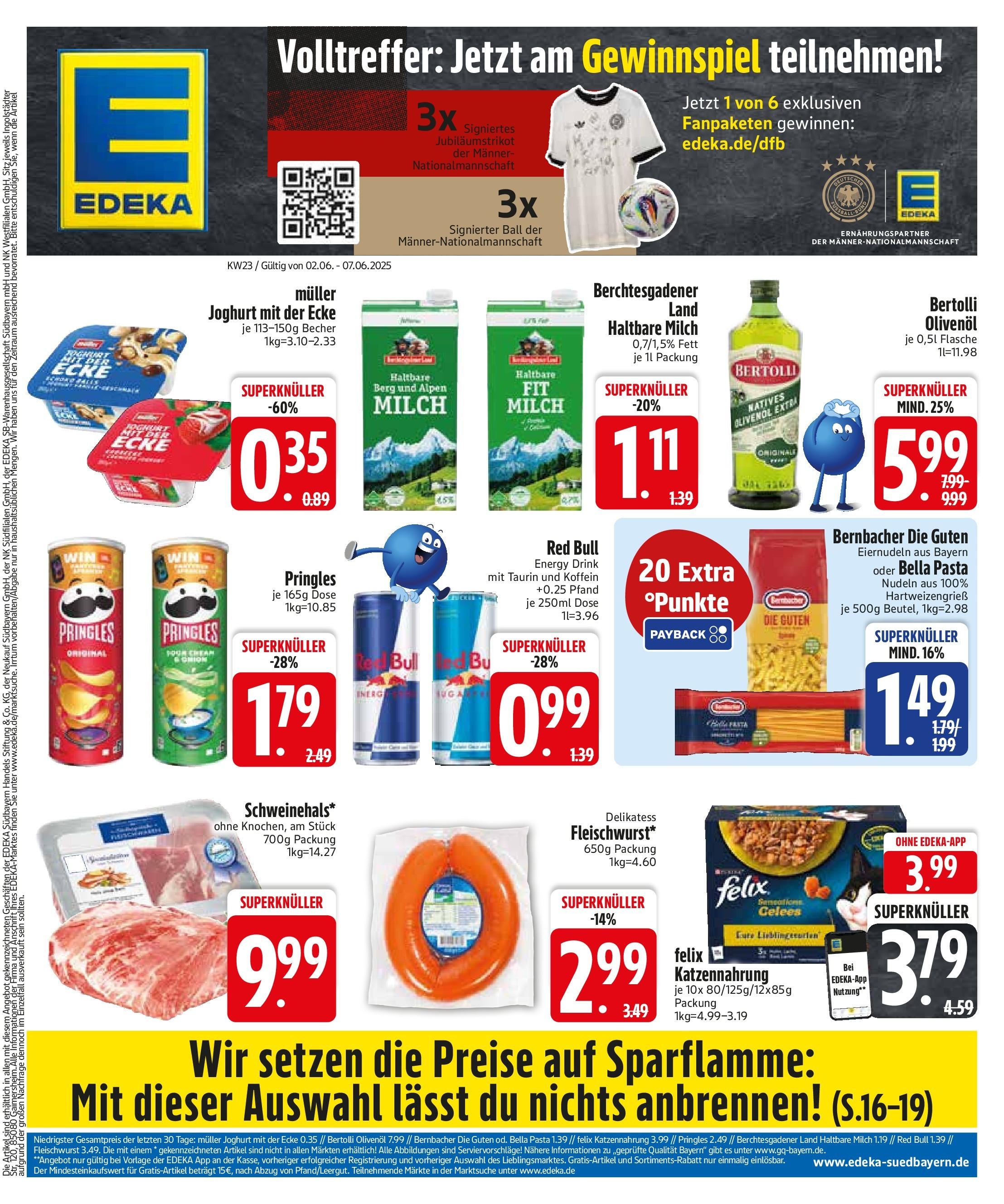 Edeka prospekt Bodenwöhr	 (ab 01.06.2025) » Angebote Online | Seite: 3 | Produkte: Haltbare milch, Olivenol, Pasta, Nudeln
