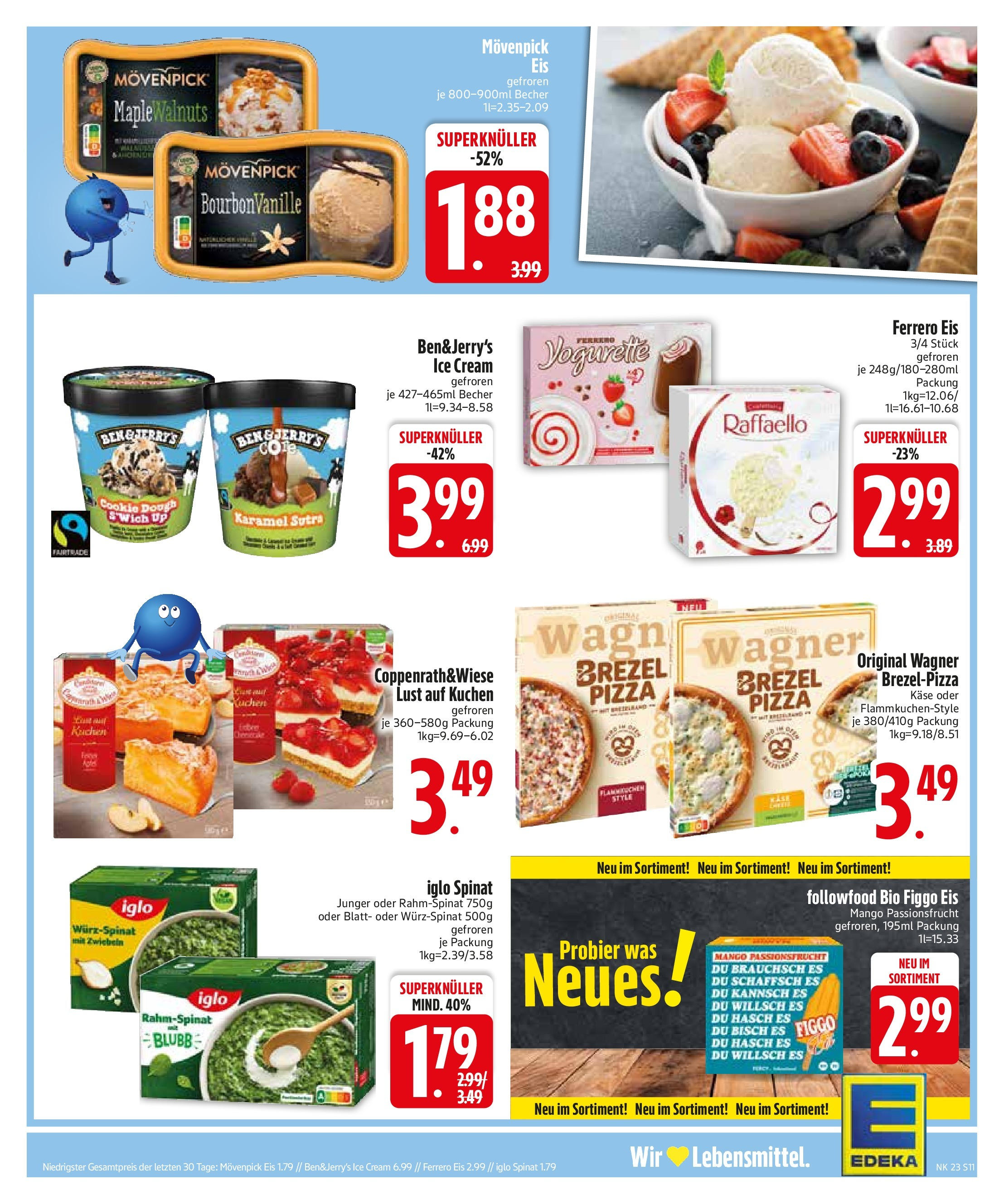 Edeka prospekt Bodenwöhr	 (ab 01.06.2025) » Angebote Online | Seite: 13 | Produkte: Käse, Movenpick eis, Pizza, Kuchen