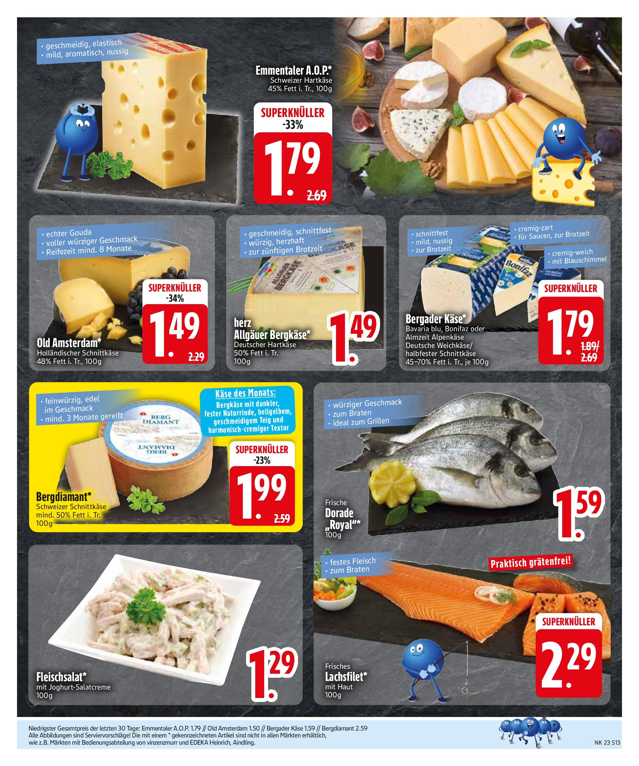 Edeka prospekt Bodenwöhr	 (ab 01.06.2025) » Angebote Online | Seite: 15 | Produkte: Dorade, Käse, Gouda, Fleisch