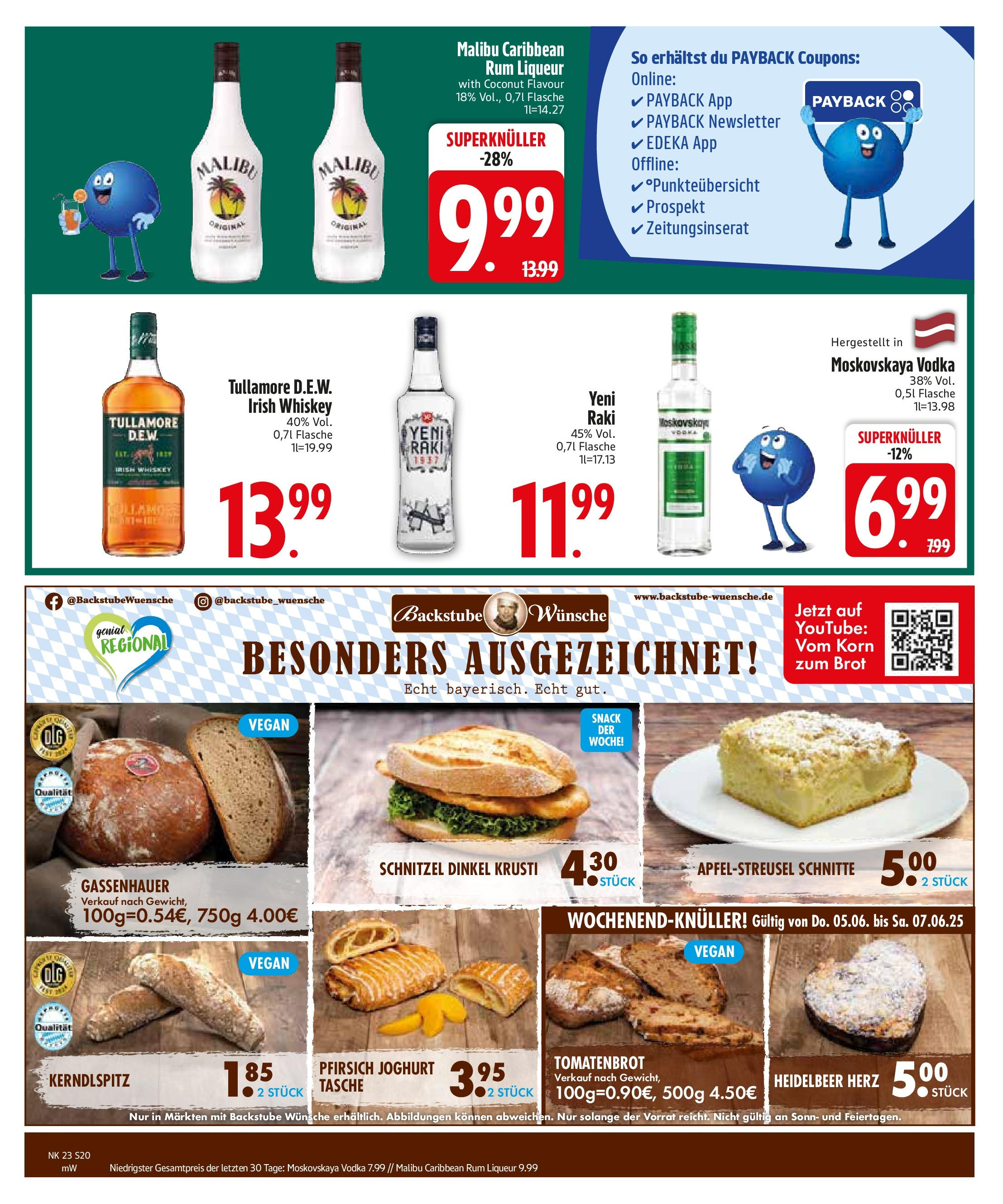 Edeka prospekt Bodenwöhr	 (ab 01.06.2025) » Angebote Online | Seite: 22 | Produkte: Tasche, Gewicht, Schnitzel, Brot