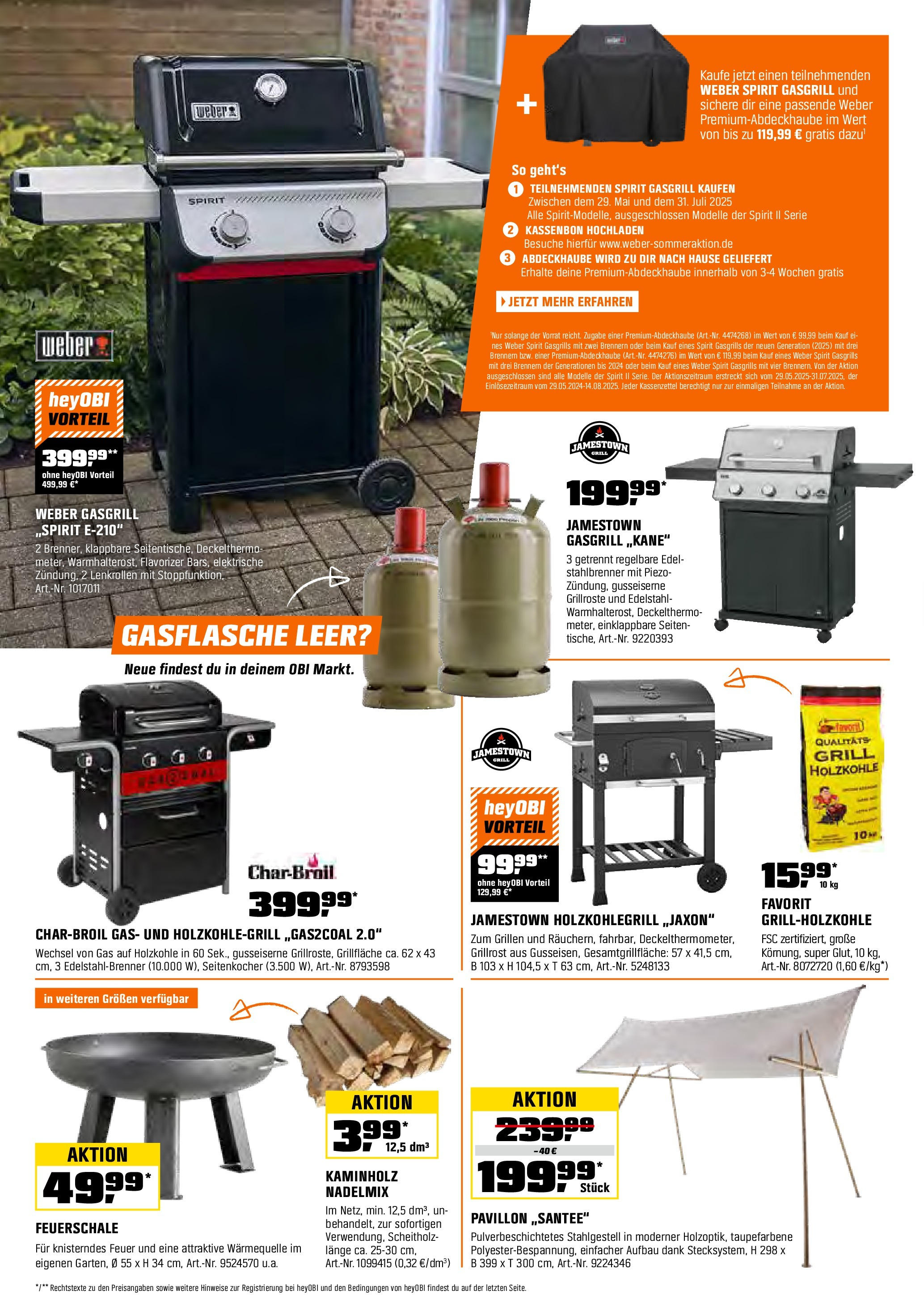 Obi - Biberstarke Angebote (ab 31.05.2025) zum Blättern | Seite: 2 | Produkte: Grill