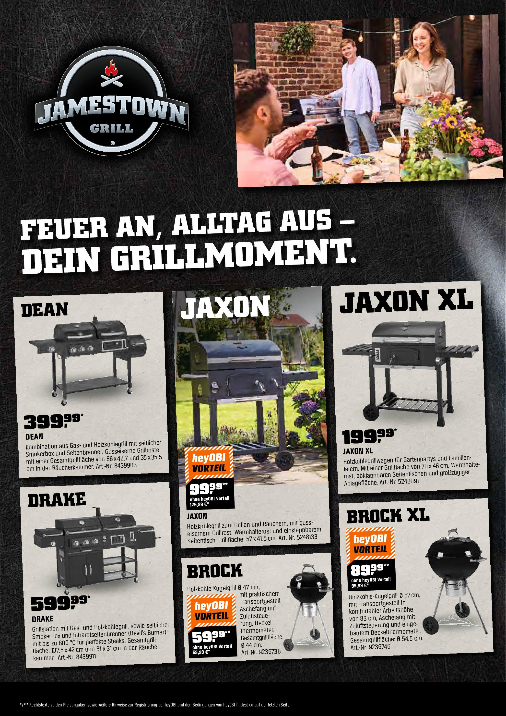 Obi - Biberstarke Angebote (ab 31.05.2025) zum Blättern | Seite: 22 | Produkte: Grill