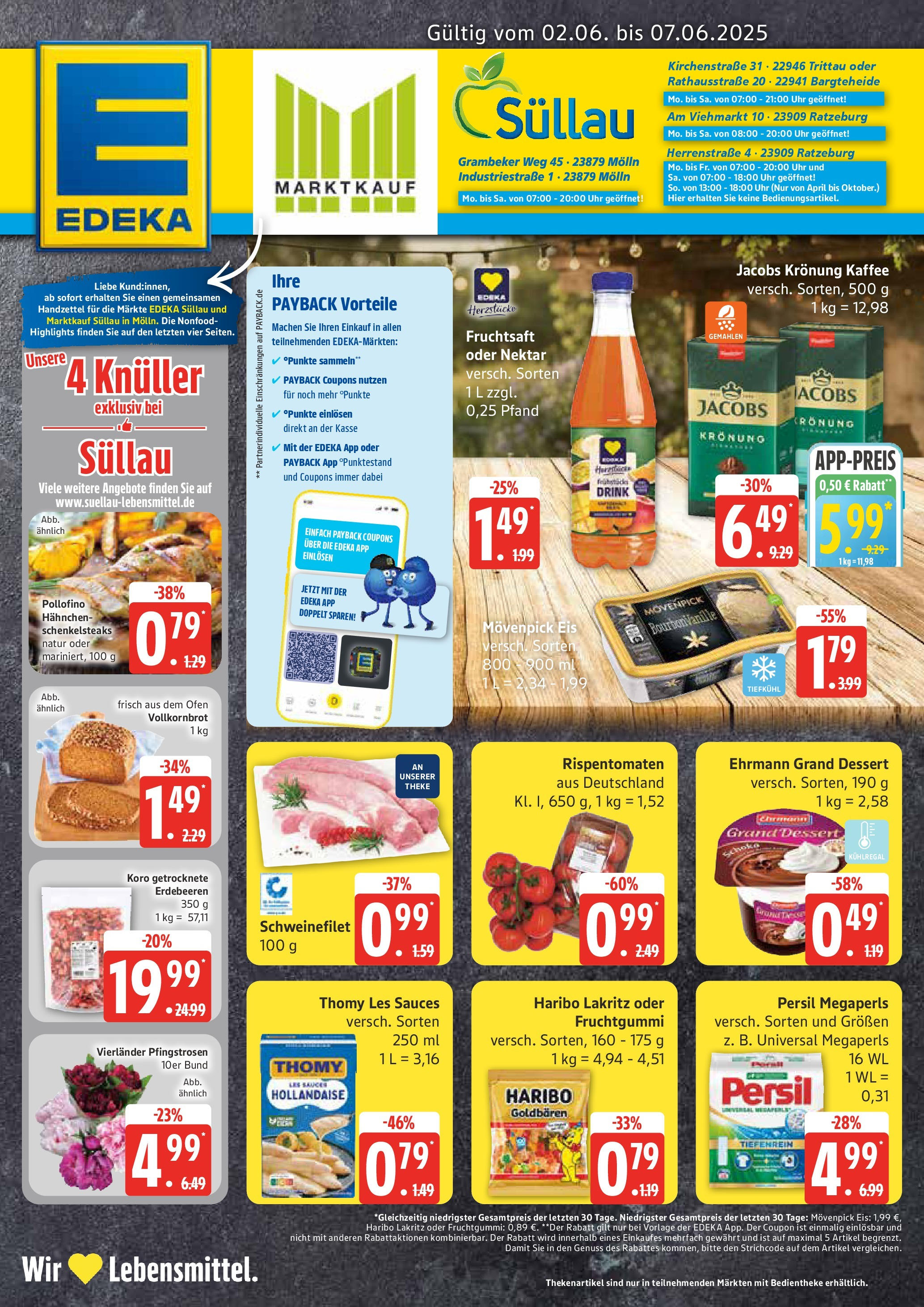 MARKTKAUF Prospekt ab Montag 01.06.2025 > Marktkauf: Wochenangebote Vorschau von dem Prospekt des Geschäftes Marktkauf, gültig ab dem 01.06.2025